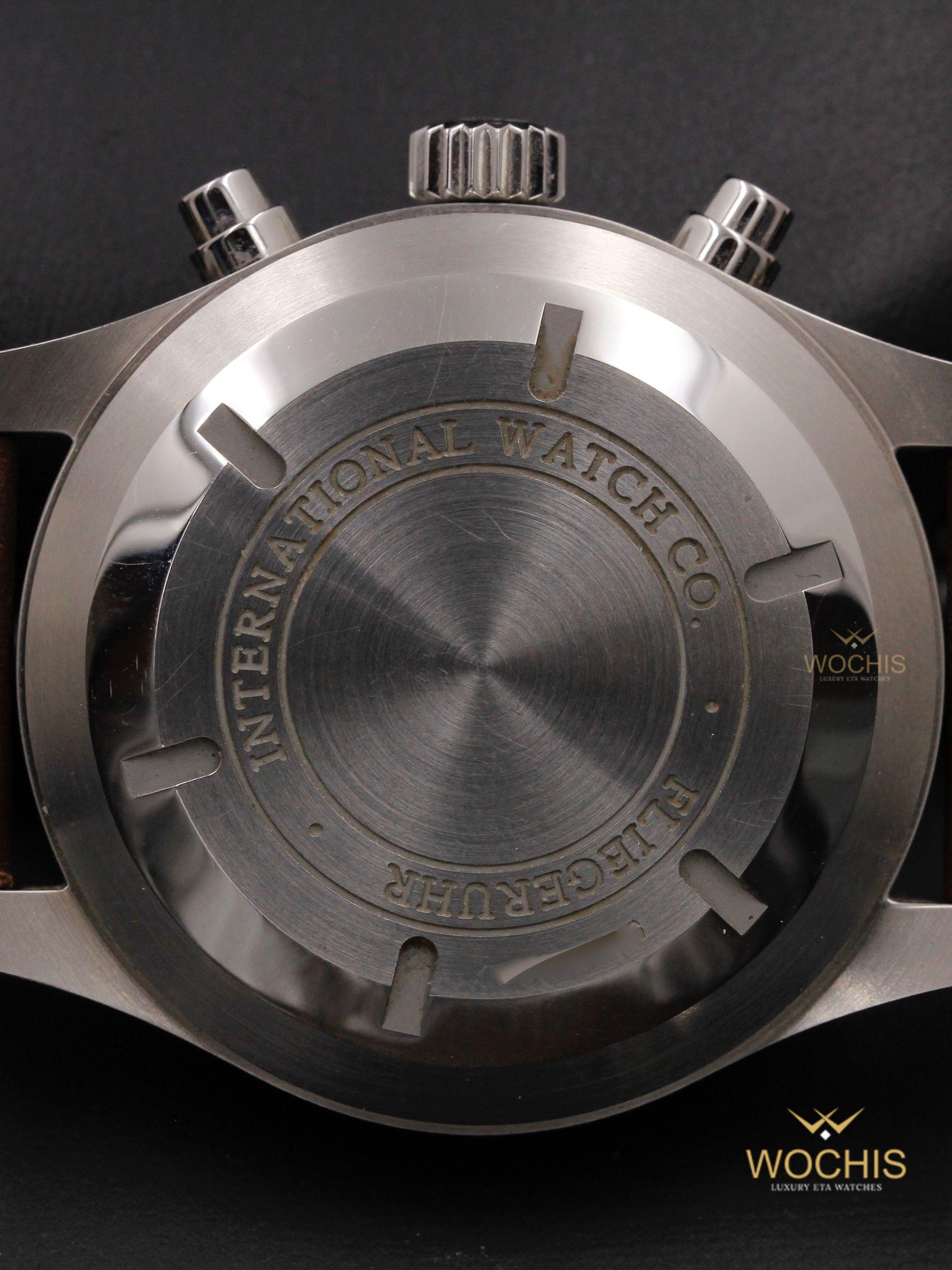 Iwc Pilot Chronograph Iw3777-2623 (Stainless Steel - 42 - Black)