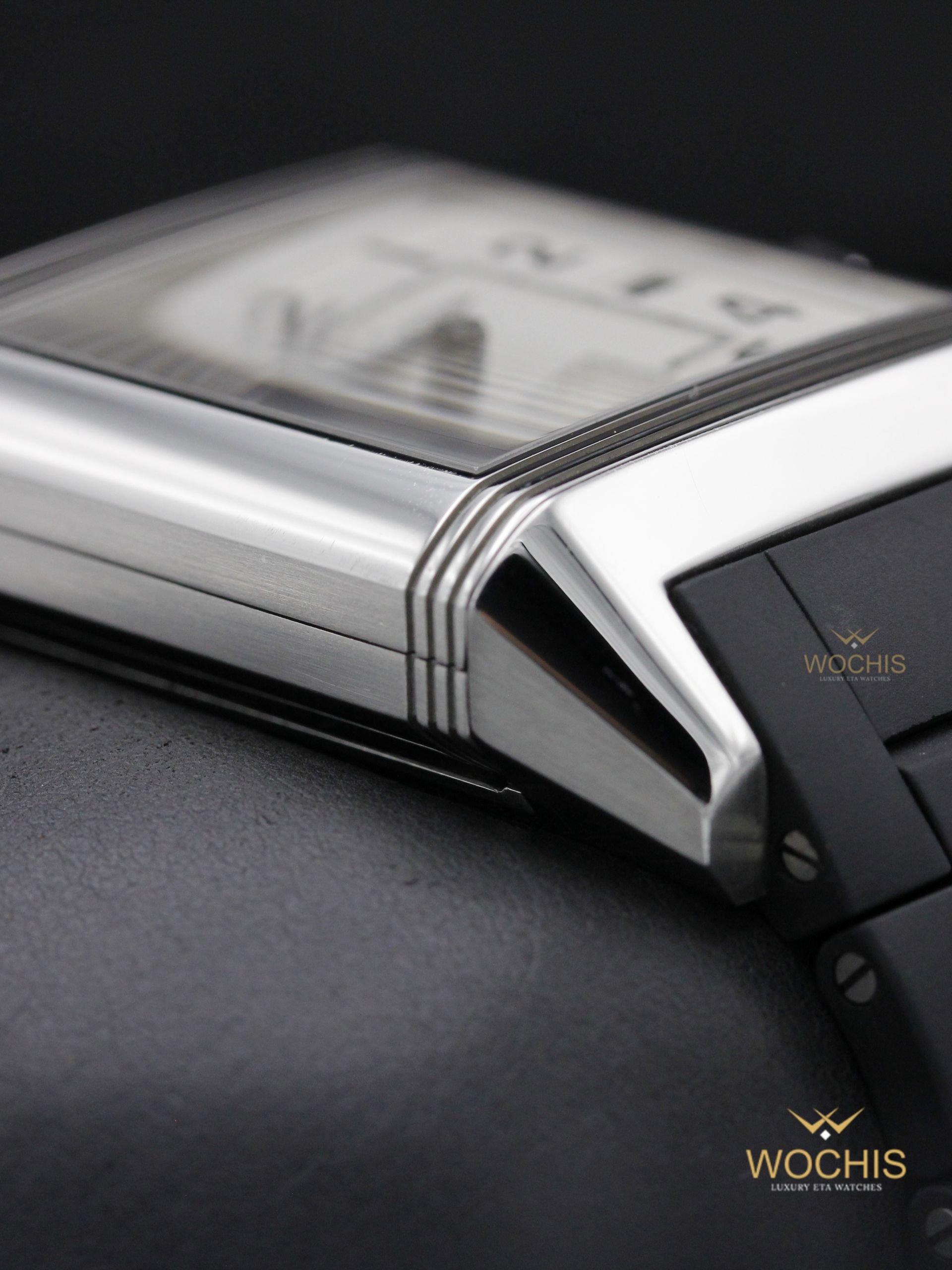 Jaeger Le Coultre Reverso Squadra Home Time 230.8.77-6017 (Stainless Steel - 41 - White)