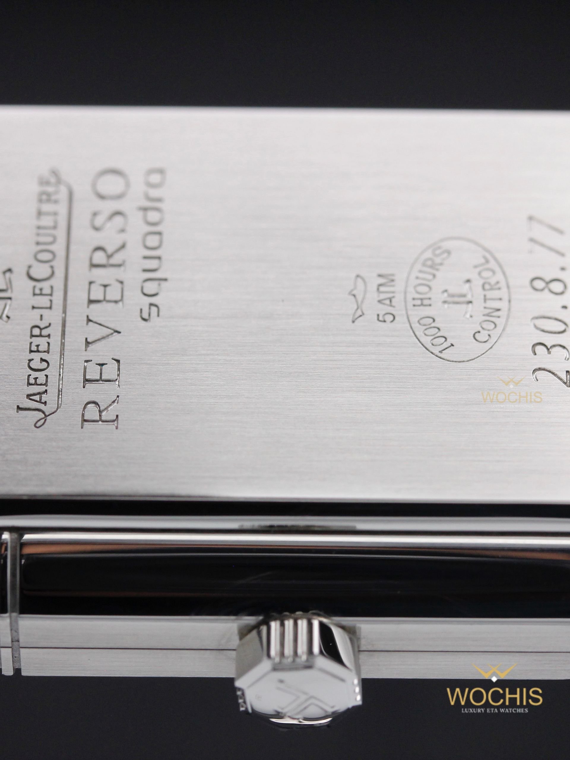 Jaeger Le Coultre Reverso Squadra Home Time 230.8.77-6017 (Stainless Steel - 41 - White)