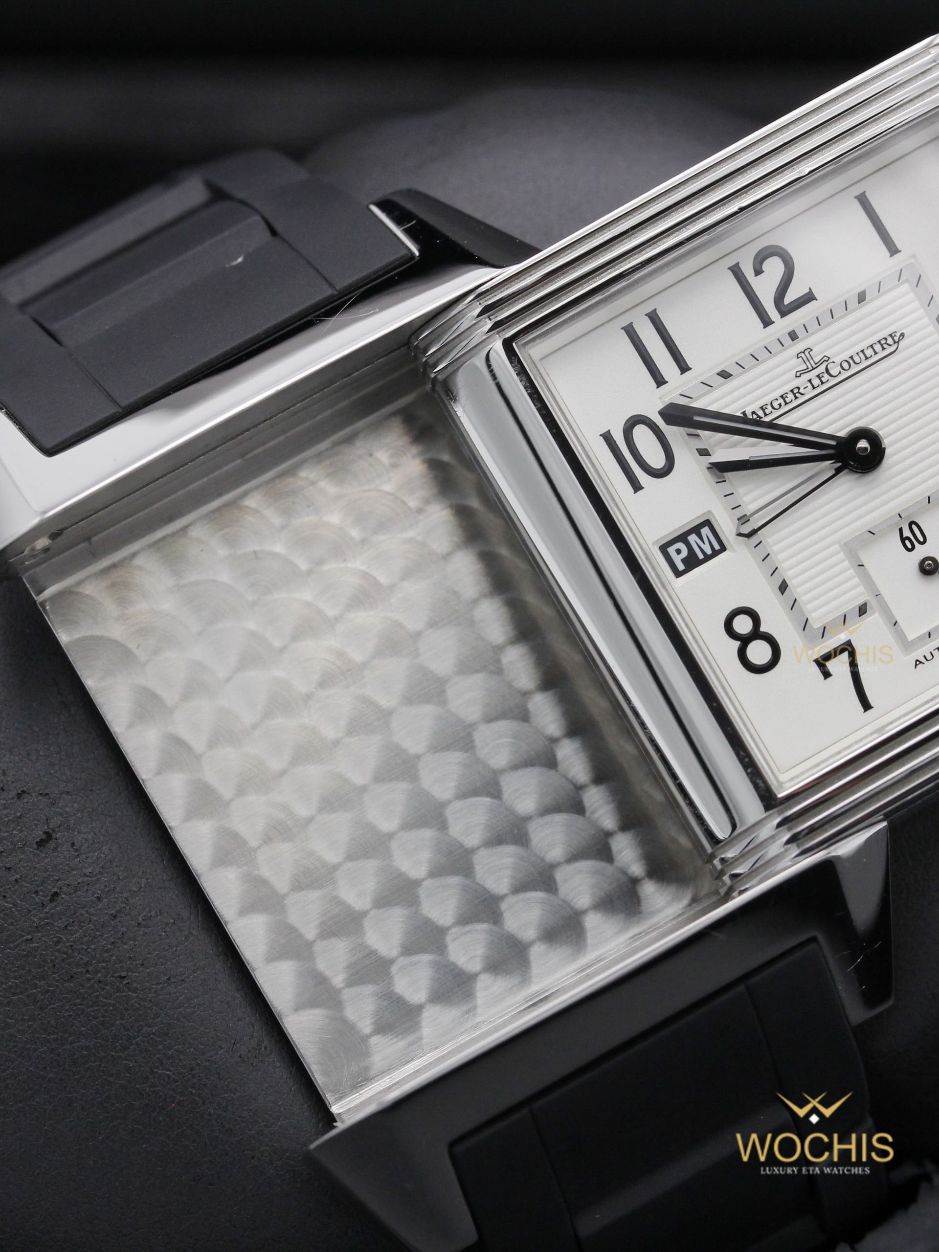 Jaeger Le Coultre Reverso Squadra Home Time 230.8.77-6017 (Stainless Steel - 41 - White)