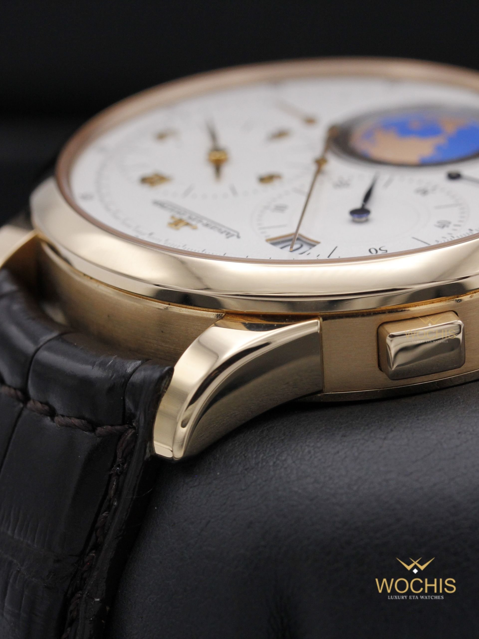 Jaeger Lecoultre Duometre Unique Travel Time Q6062520-5524 (Rose Gold - 42 - Silver)