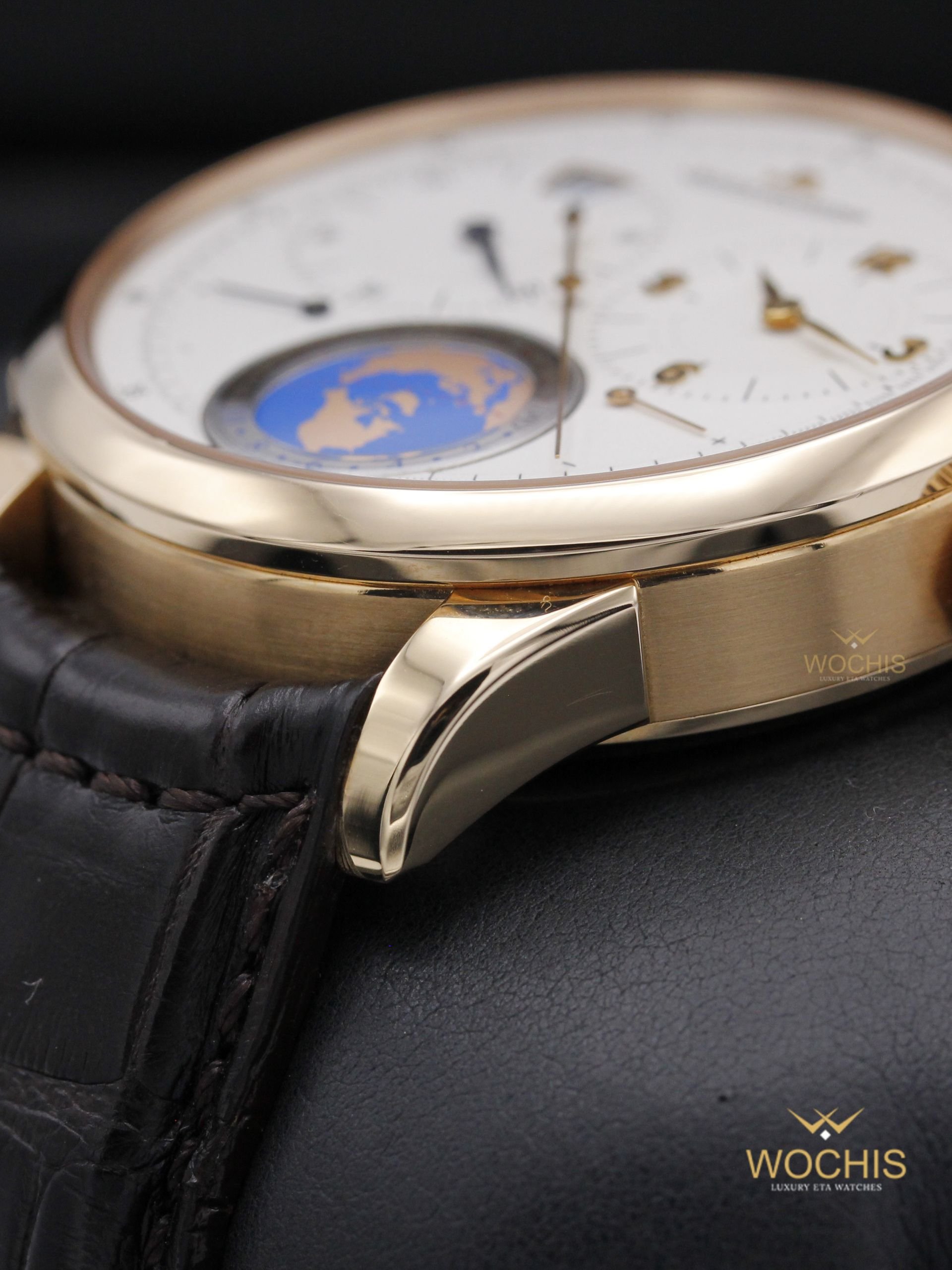 Jaeger Lecoultre Duometre Unique Travel Time Q6062520-5524 (Rose Gold - 42 - Silver)