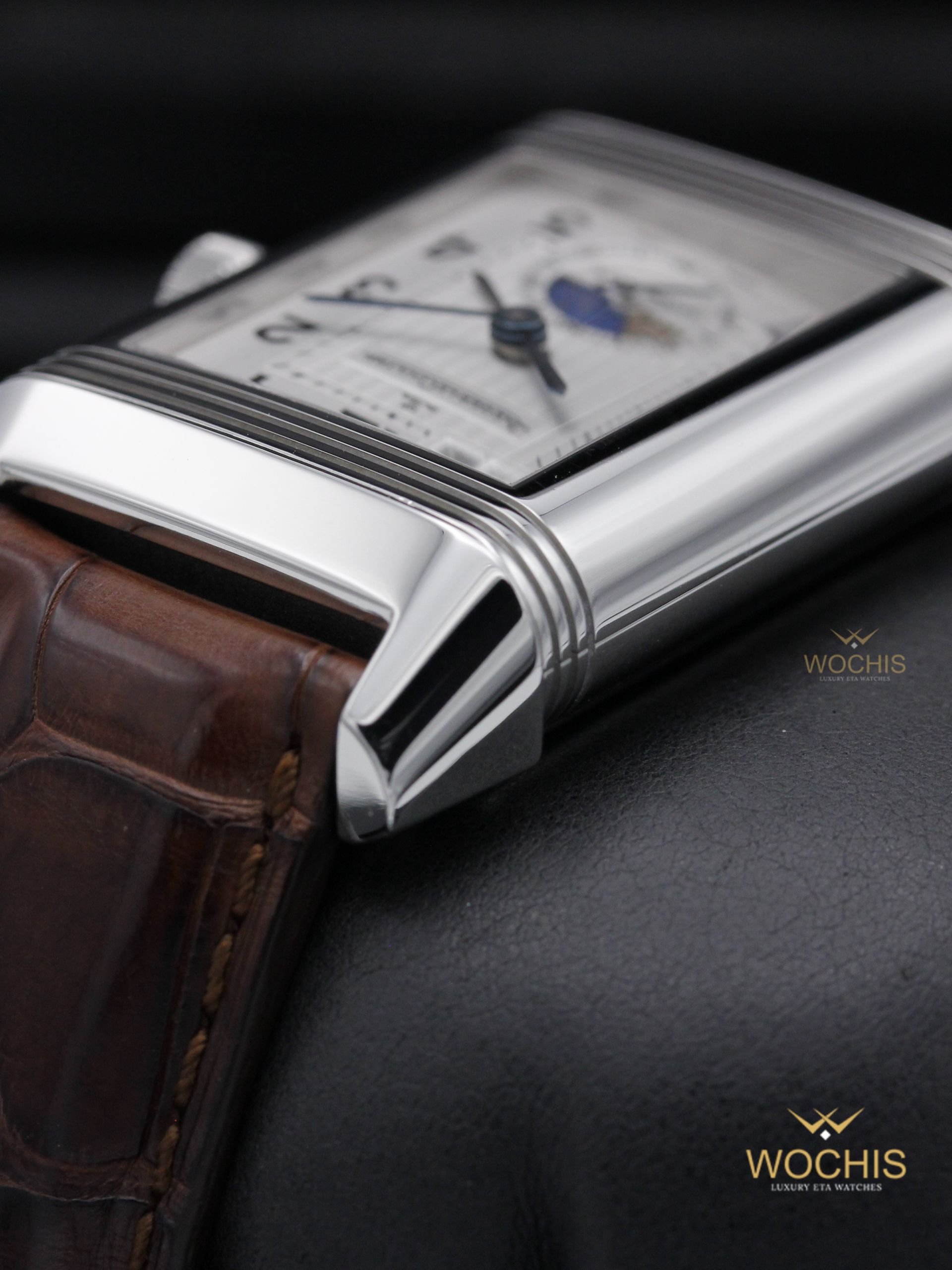 Jaeger Lecoultre Grand Reverso Gmt Q3038420-5080 (Stainless Steel - 46 - White)