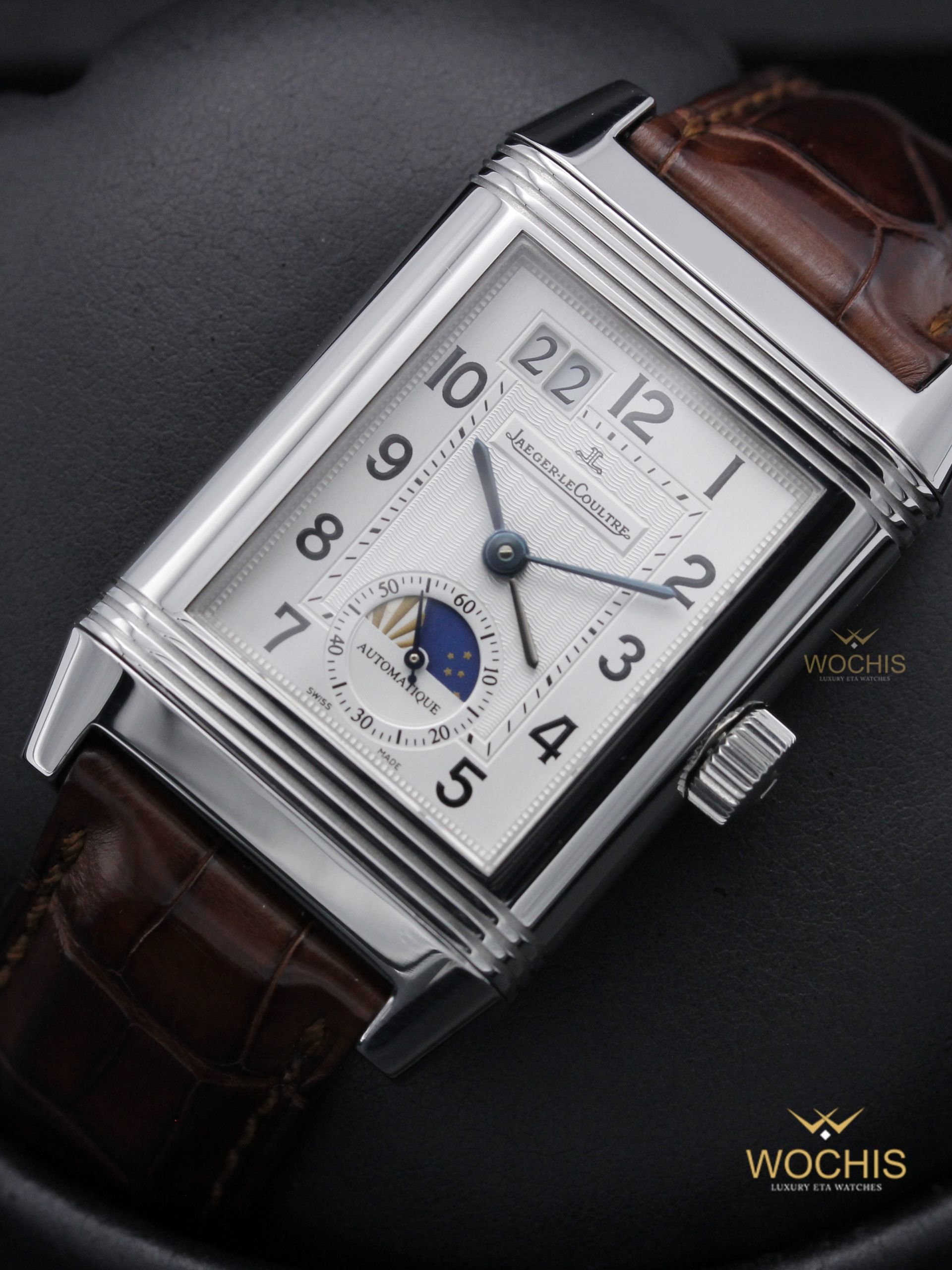 Jaeger Lecoultre Grand Reverso Gmt Q3038420-5080 (Stainless Steel - 46 - White)