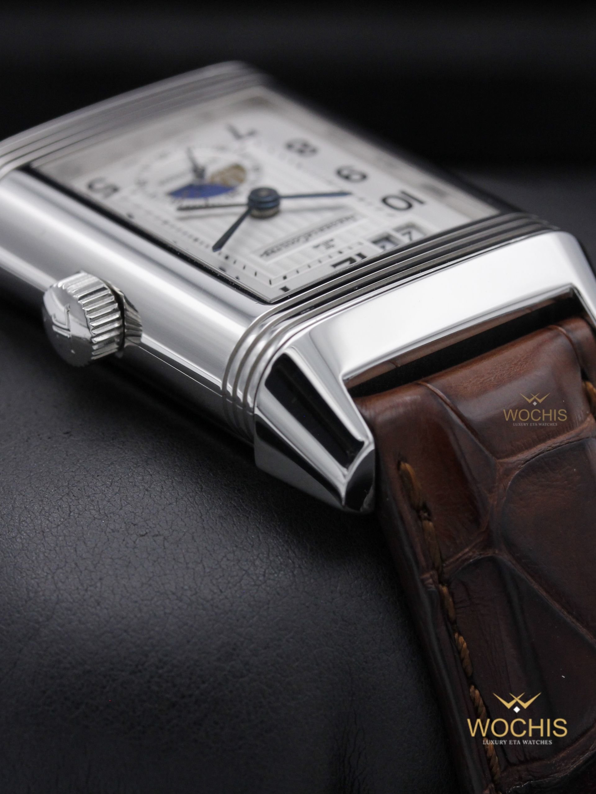 Jaeger Lecoultre Grand Reverso Gmt Q3038420-5080 (Stainless Steel - 46 - White)