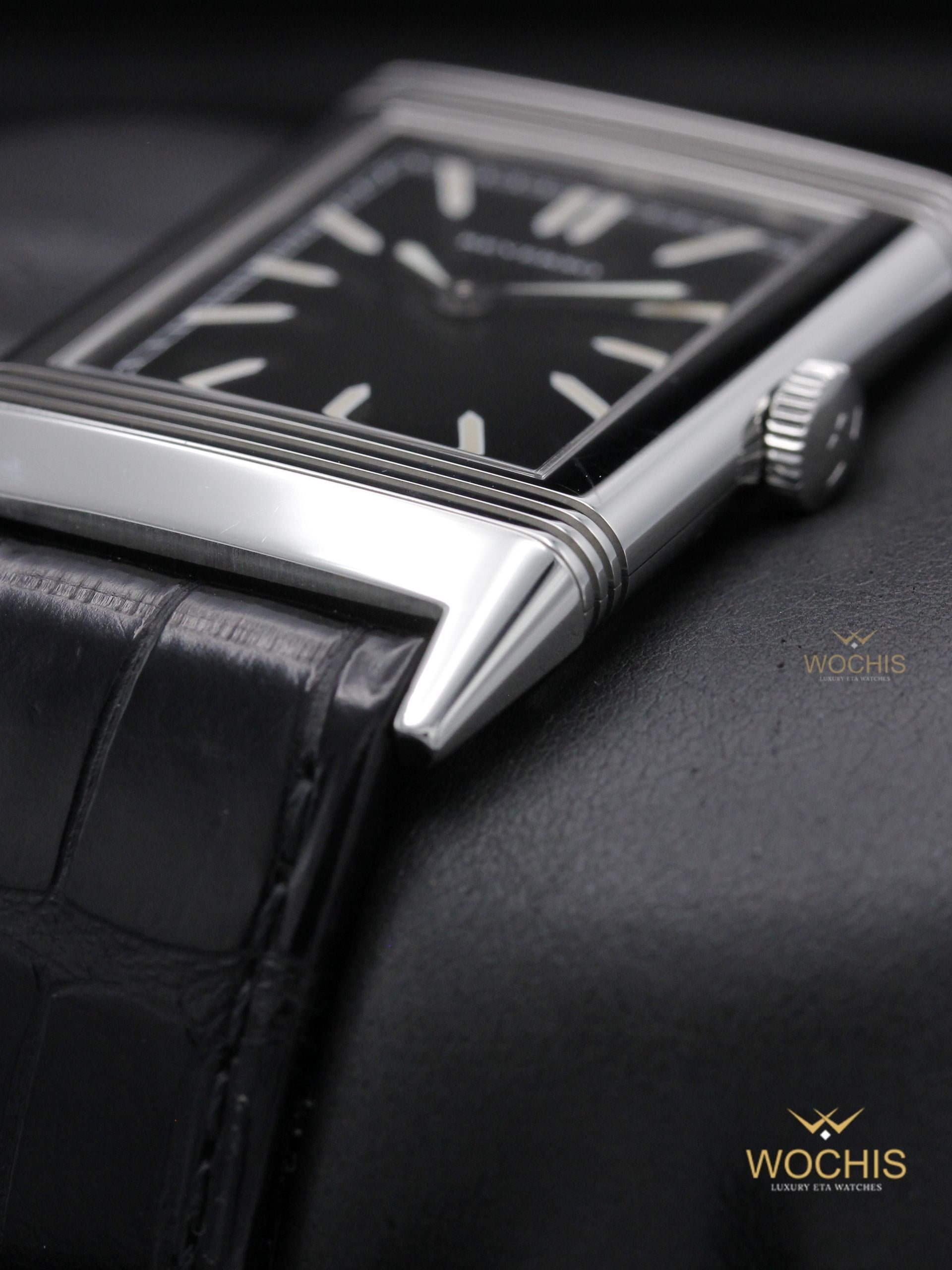 Jaeger Lecoultre Grande Reverso Ultra Thin Tribute To 1931 Q2788570-6261 (Stainless Steel - 46 - Black)
