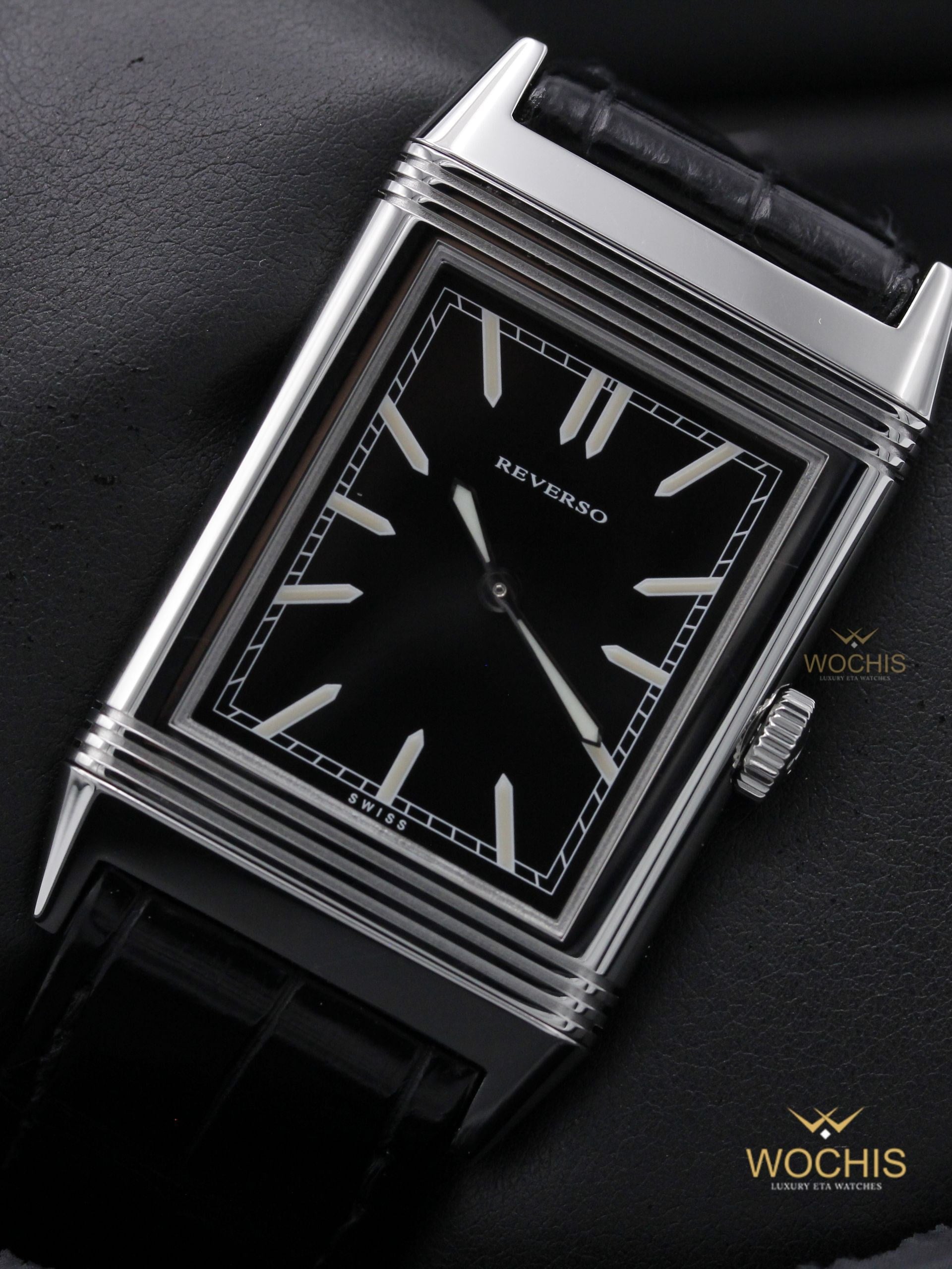 Jaeger Lecoultre Grande Reverso Ultra Thin Tribute To 1931 Q2788570-6261 (Stainless Steel - 46 - Black)