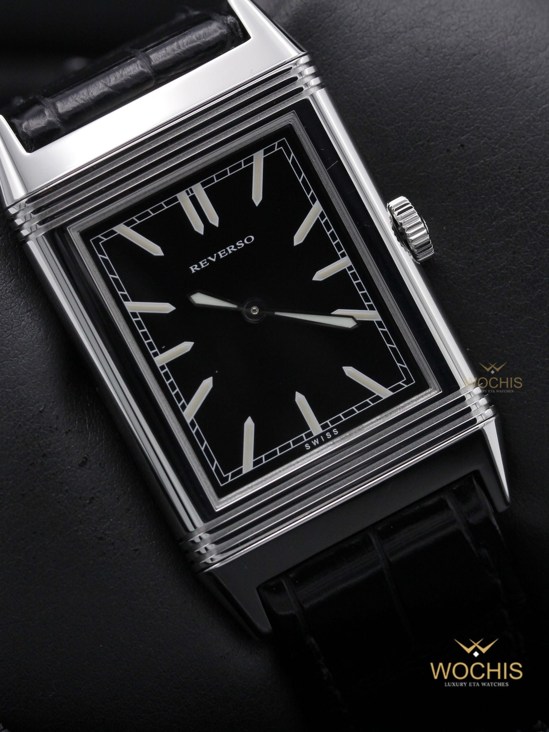 Jaeger Lecoultre Grande Reverso Ultra Thin Tribute To 1931 Q2788570-6261 (Stainless Steel - 46 - Black)