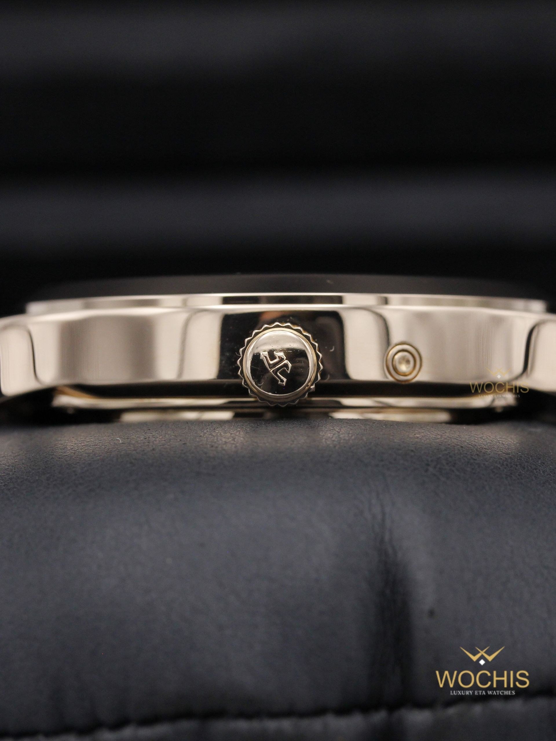 Jaeger Lecoultre Master Geographic World Time 142.2.92-5349 (Rose Gold - 38 - Silver)