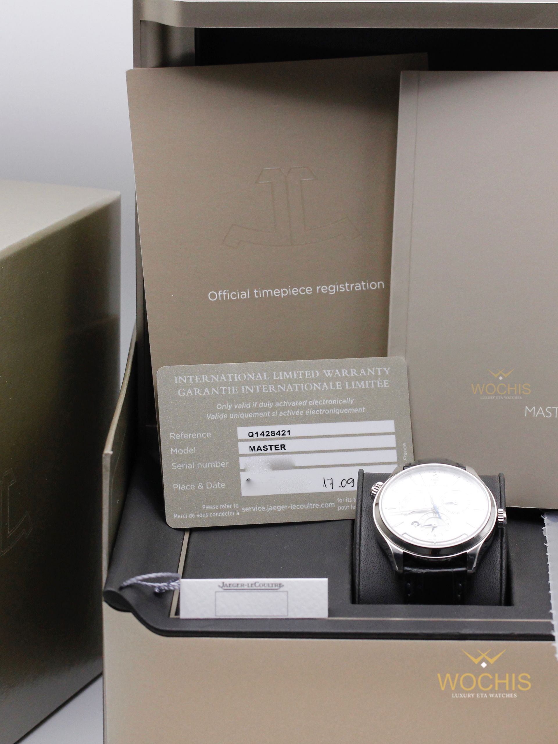 Jaeger Lecoultre Master Geographic World Time Q1428421-5740 (Stainless Steel - 39 - White)