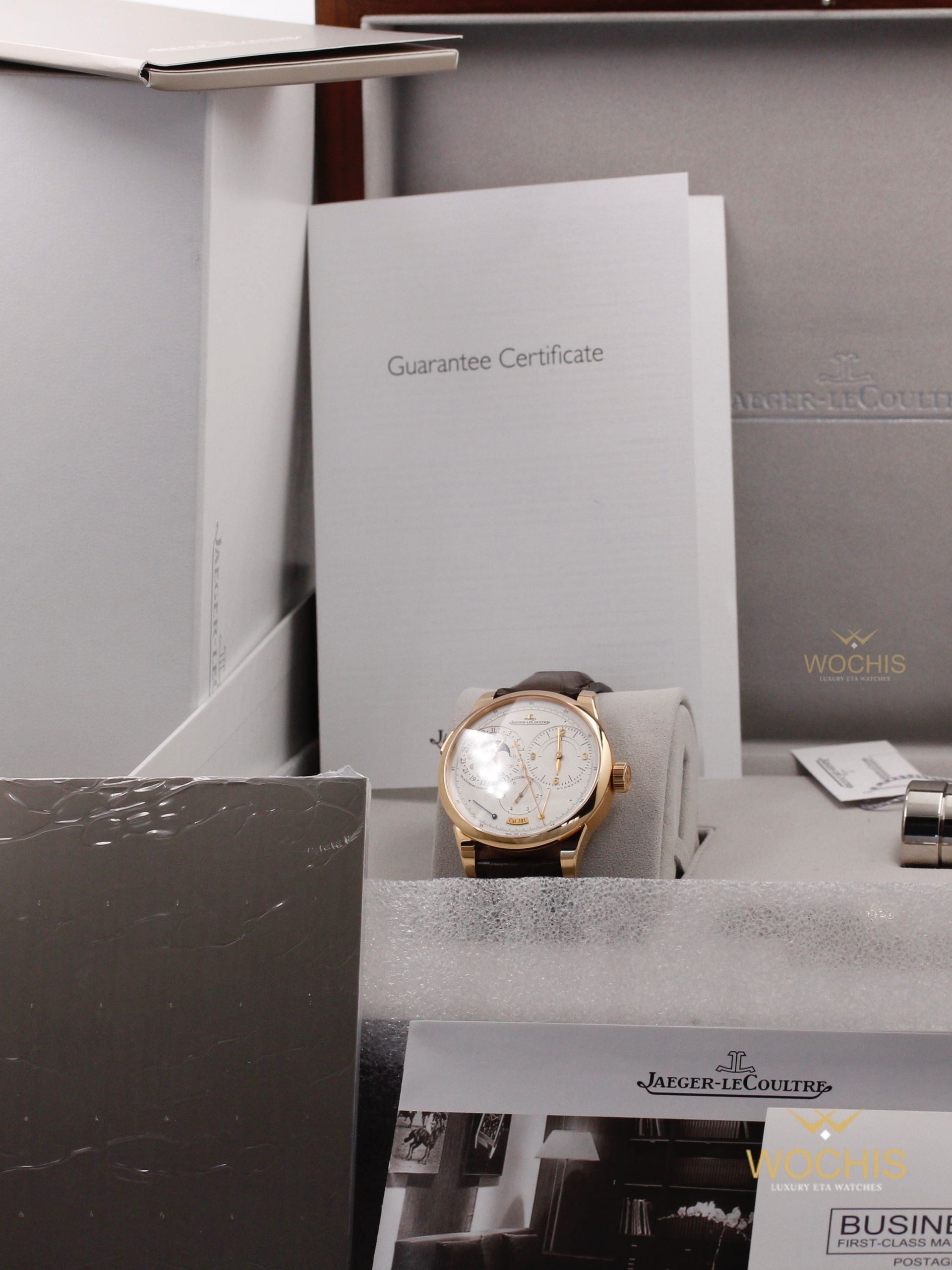 Jaeger Lecoultre Quantieme Lunaire Duometre Q6042521-2611 (Rose Gold - 40)