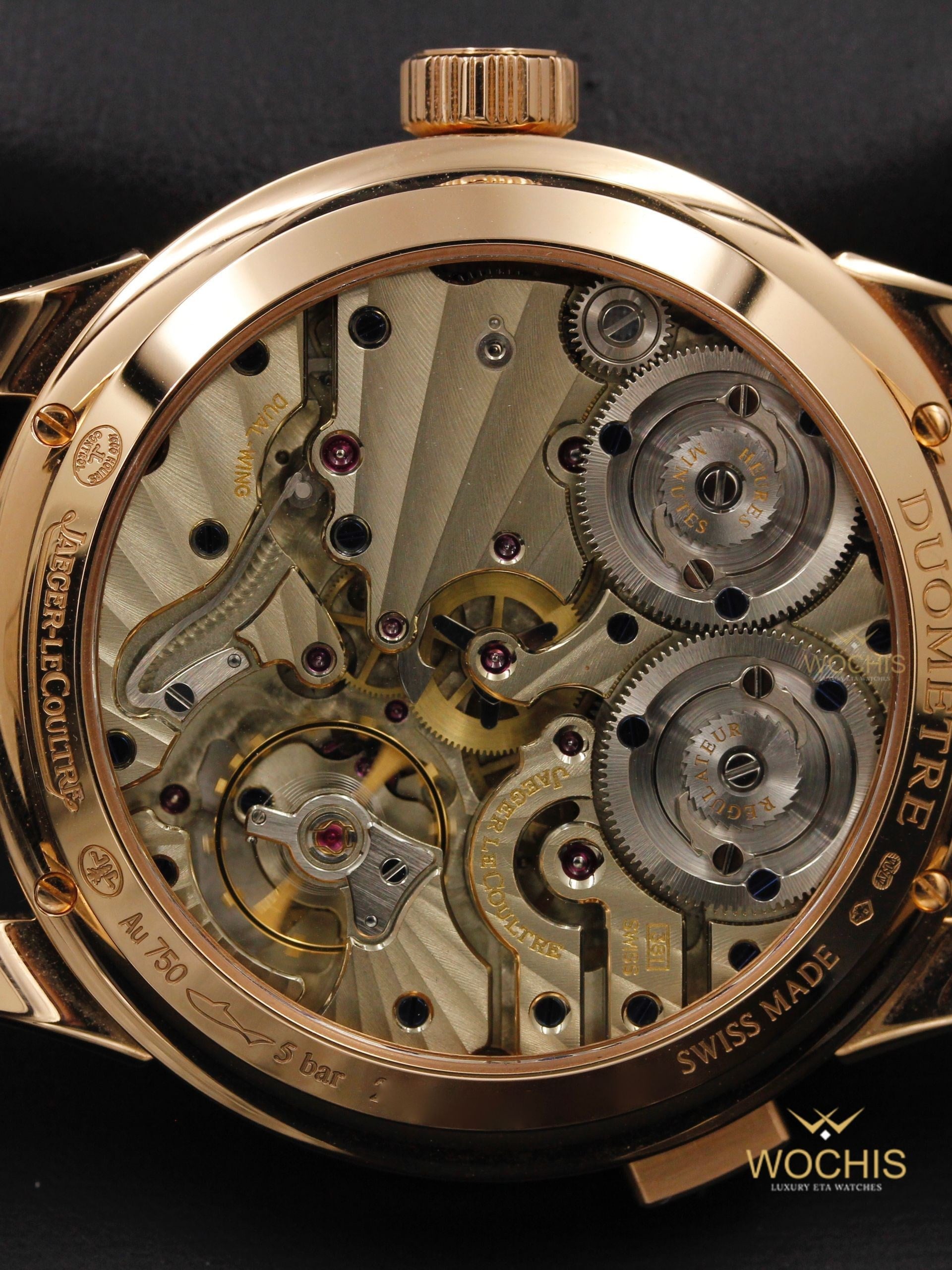 Jaeger Lecoultre Quantieme Lunaire Duometre Q6042521-2611 (Rose Gold - 40)