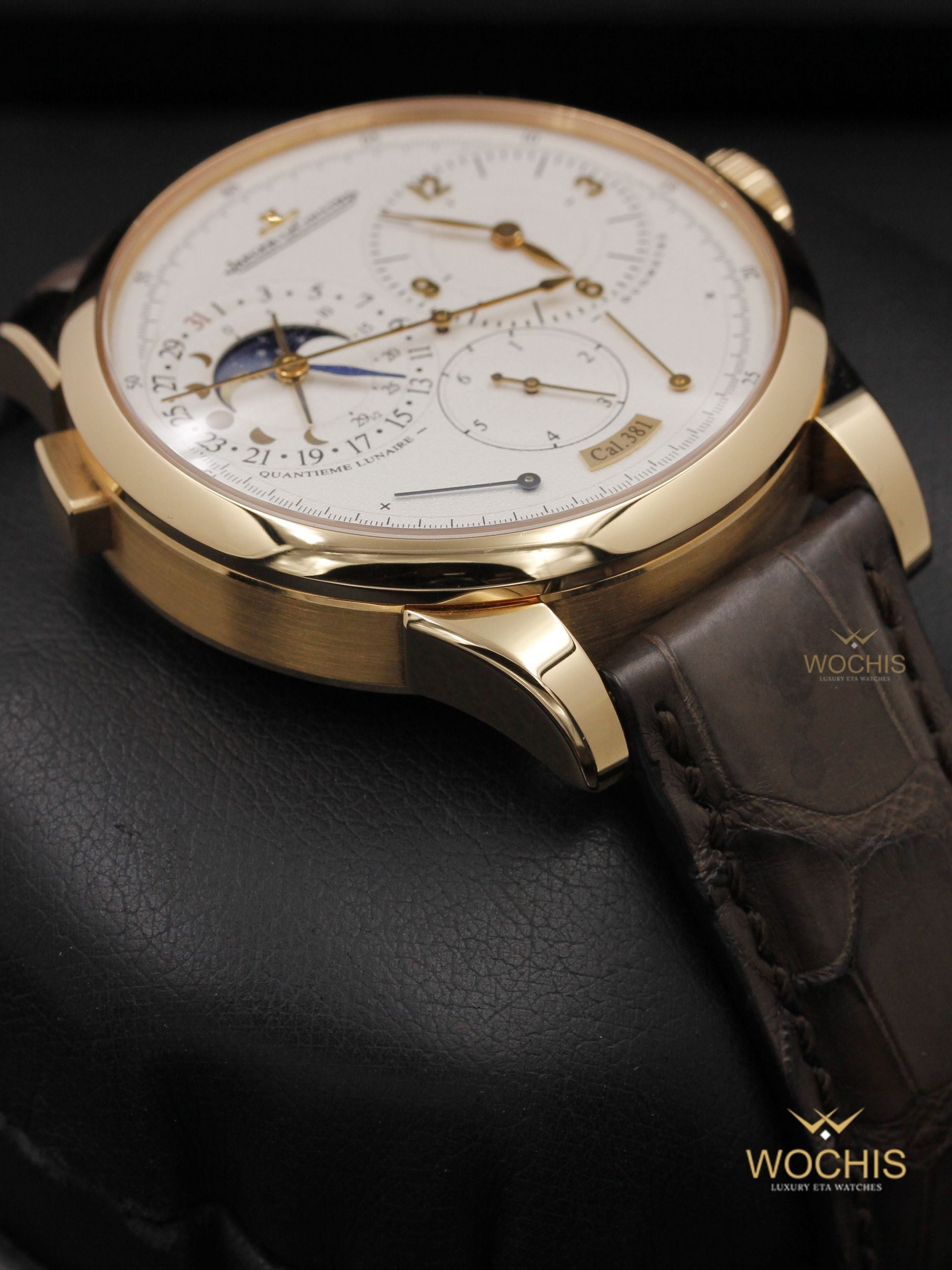 Jaeger Lecoultre Quantieme Lunaire Duometre Q6042521-2611 (Rose Gold - 40)