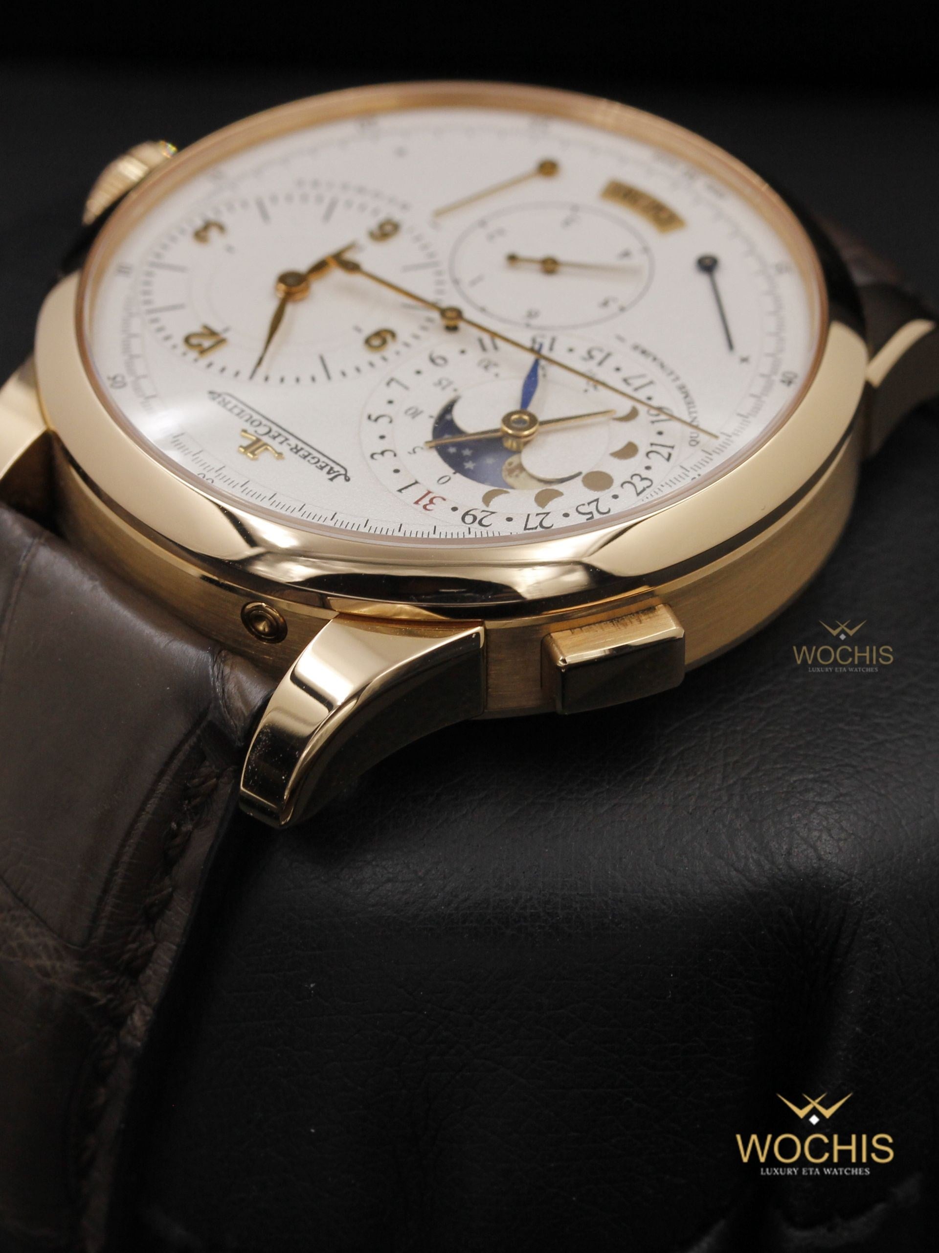 Jaeger Lecoultre Quantieme Lunaire Duometre Q6042521-2611 (Rose Gold - 40)