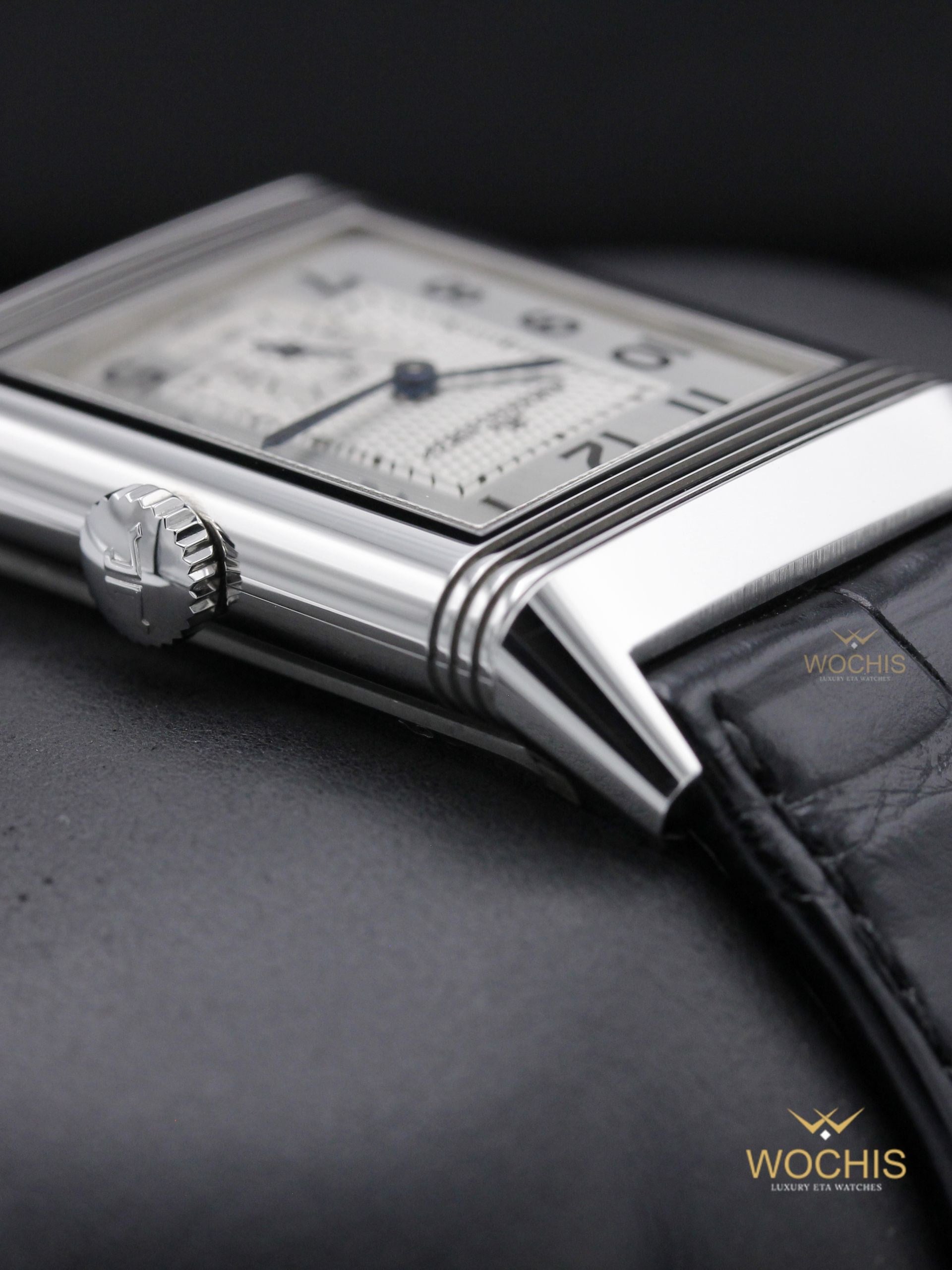 Jaeger Lecoultre Reverso Classic Sub Seconds Q3858520-5727 (Stainless Steel - 45 - Silver)