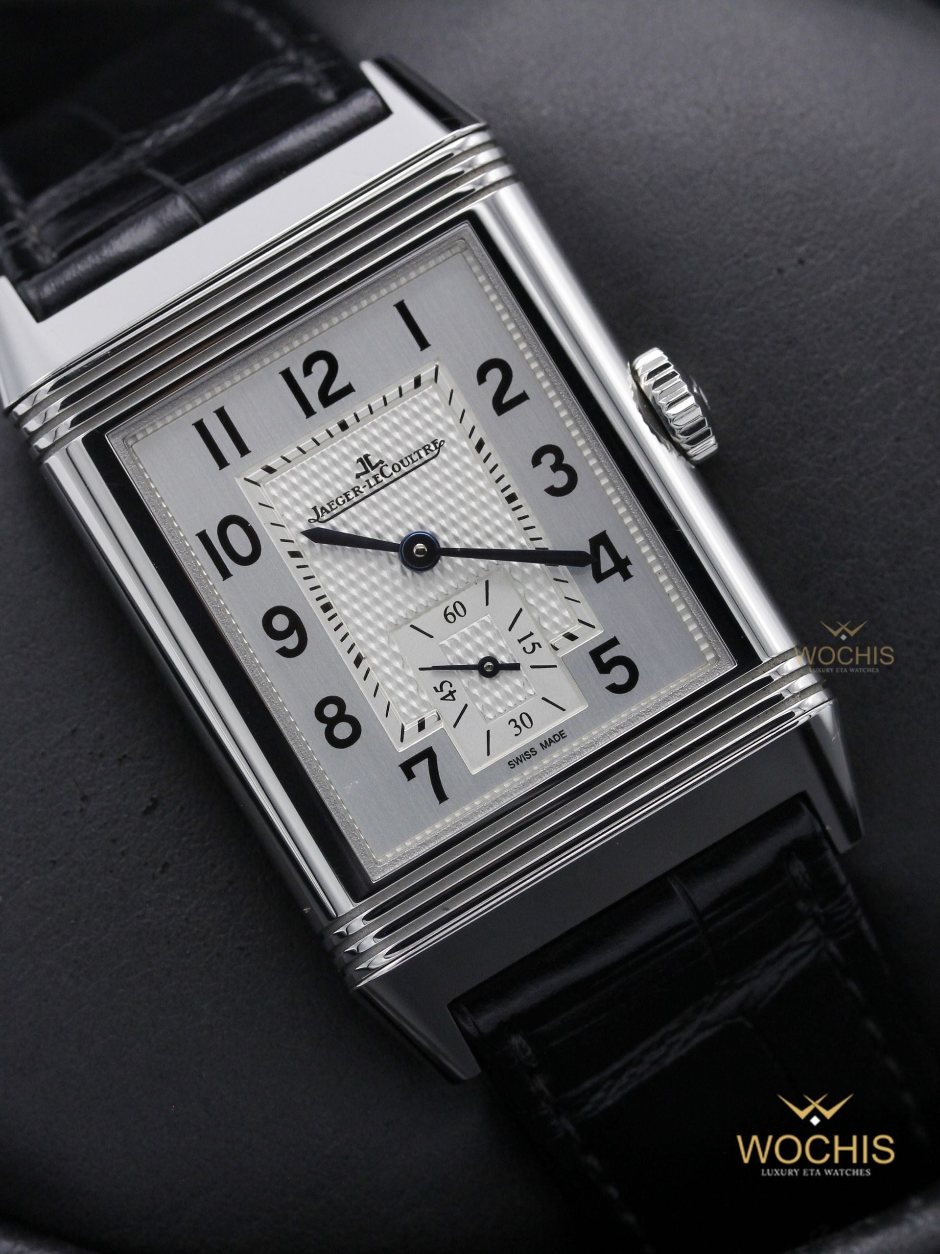 Jaeger Lecoultre Reverso Classic Sub Seconds Q3858520-5727 (Stainless Steel - 45 - Silver)