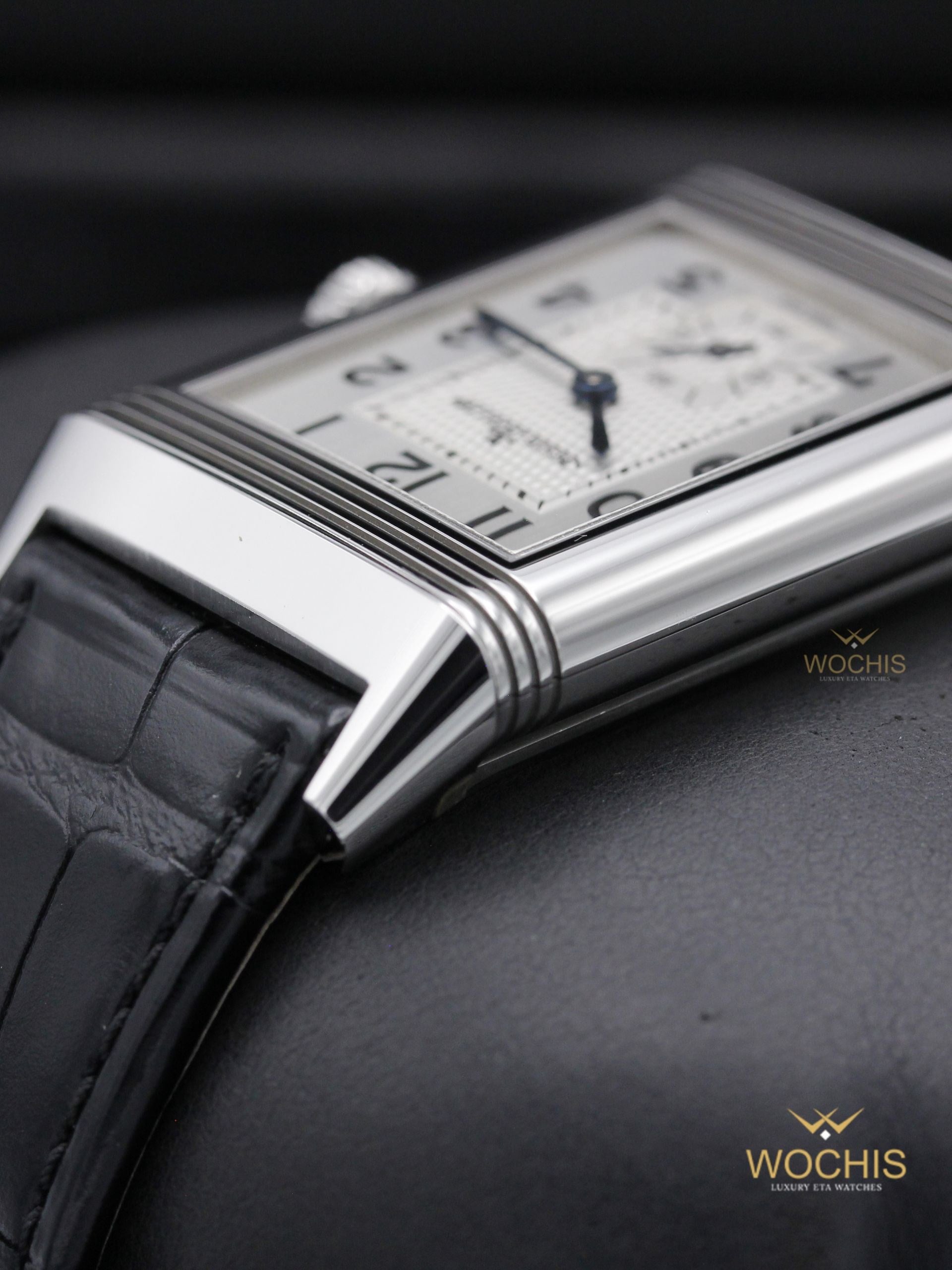 Jaeger Lecoultre Reverso Classic Sub Seconds Q3858520-5727 (Stainless Steel - 45 - Silver)