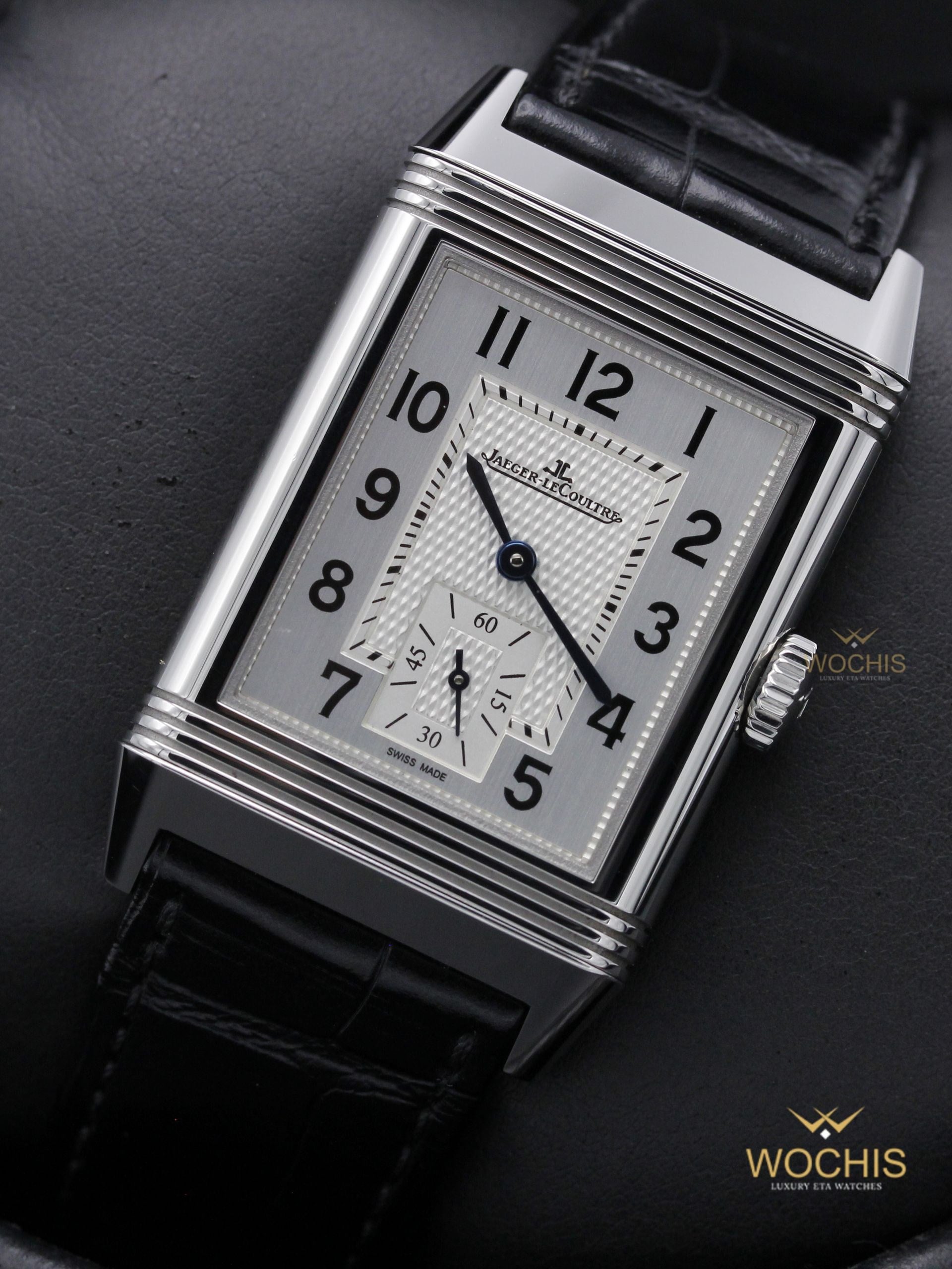 Jaeger Lecoultre Reverso Classic Sub Seconds Q3858520-5727 (Stainless Steel - 45 - Silver)
