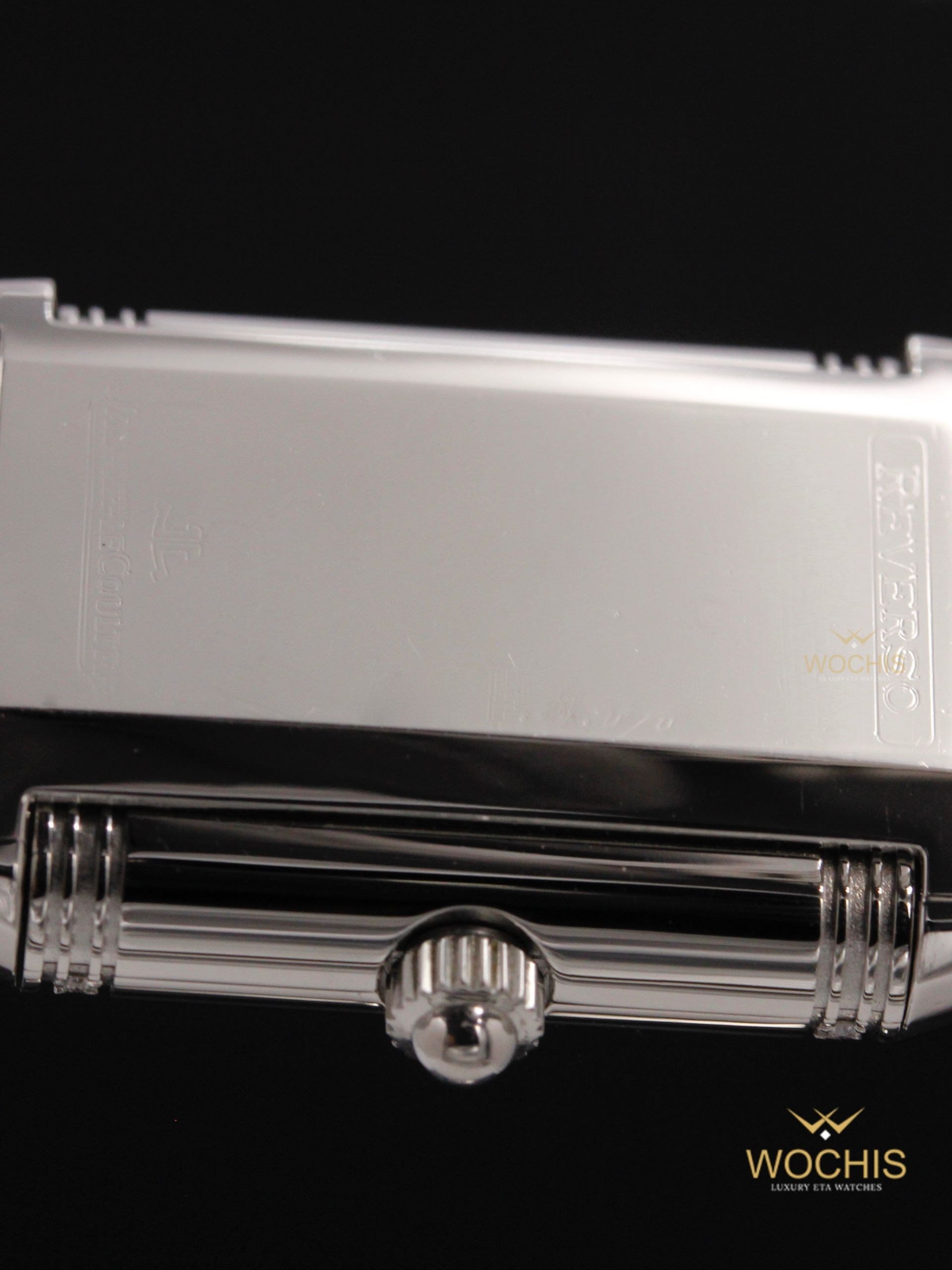Jaeger Lecoultre Reverso Duetto 266.8.44-4800 (Stainless Steel W. Diamonds - 20 - Silver)