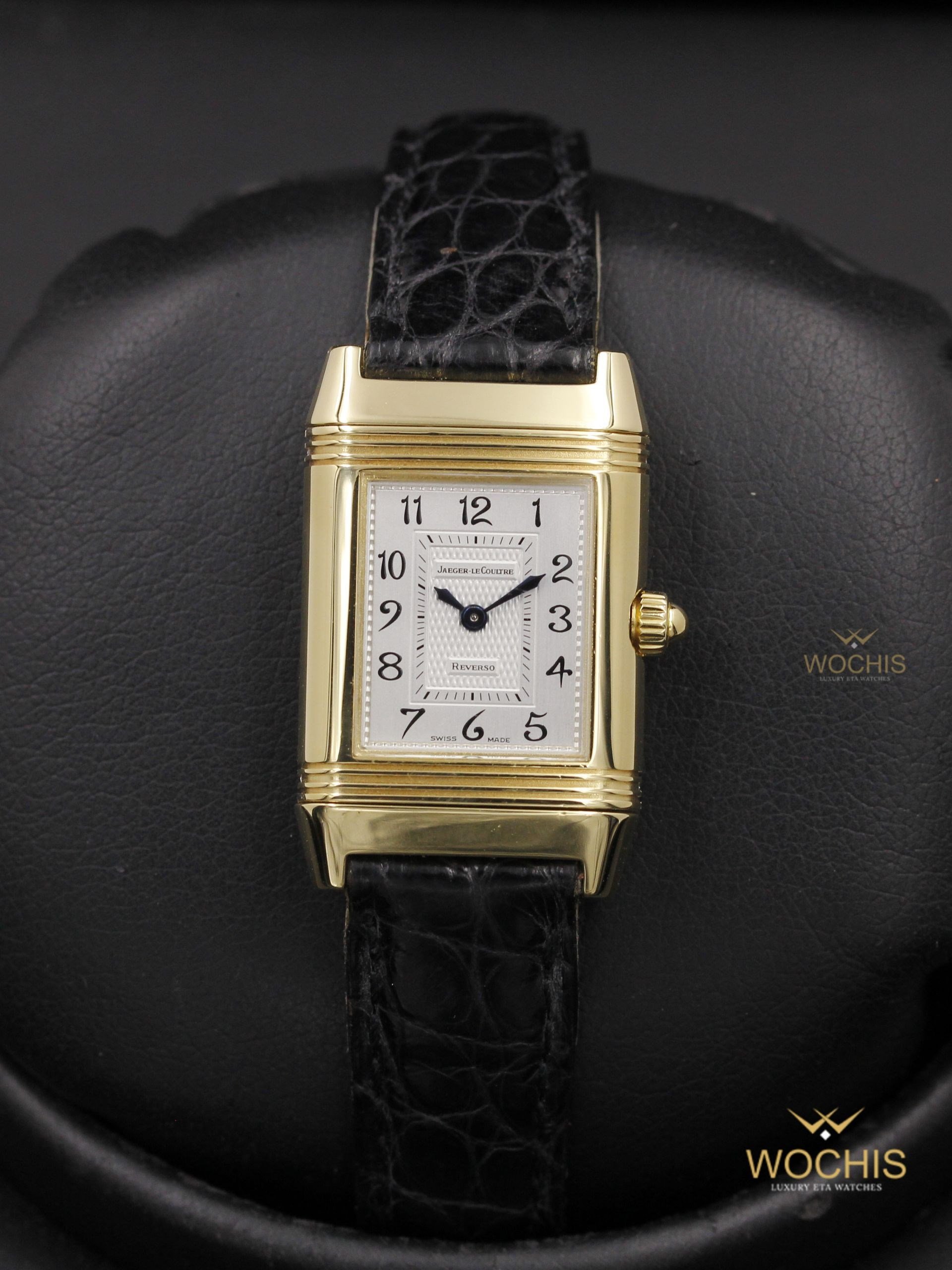 Jaeger Lecoultre Reverso Duetto Q2661410-2749 (Yellow Gold - 30 - White Mother of Pearl - Silver)