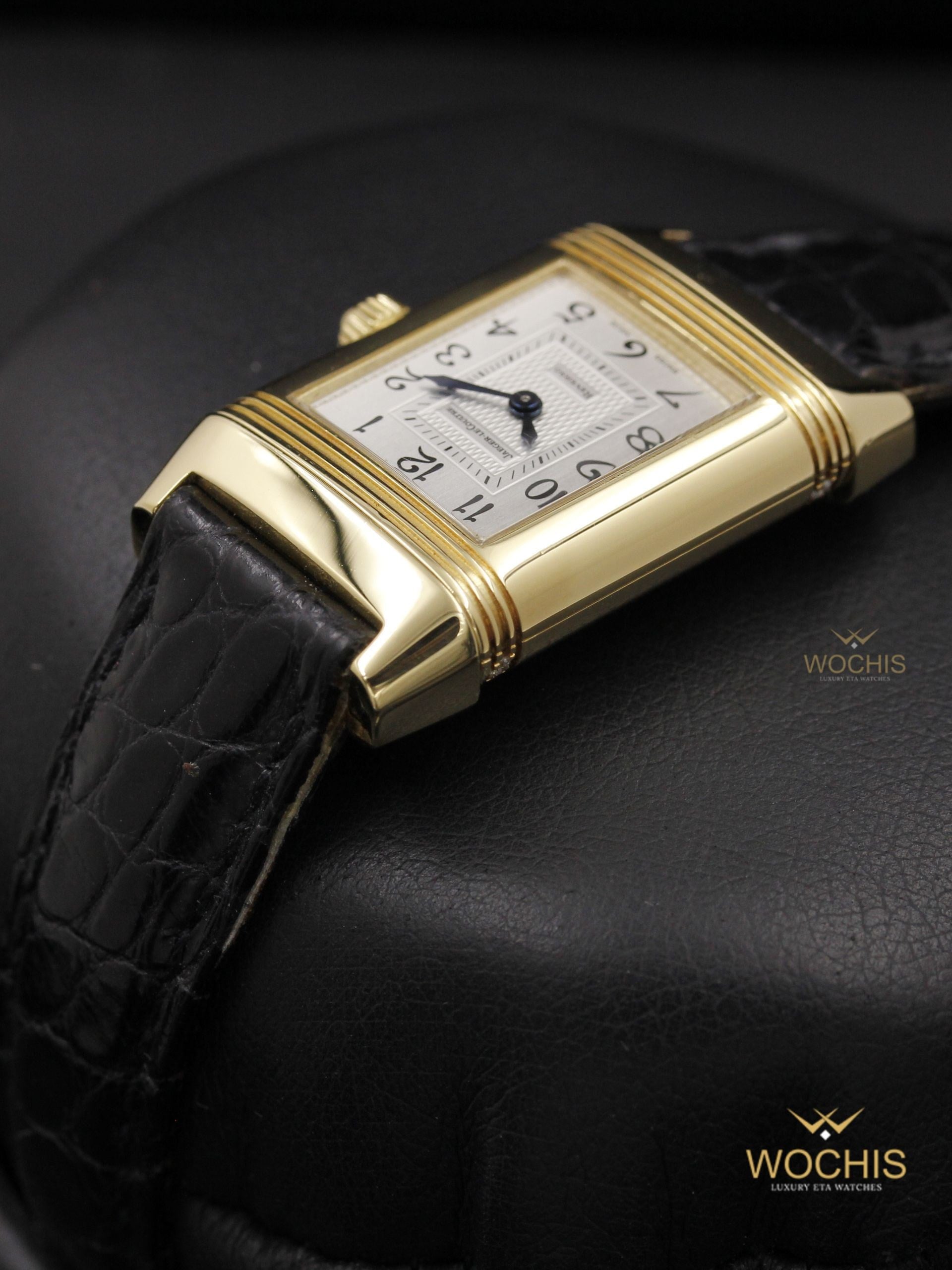 Jaeger Lecoultre Reverso Duetto Q2661410-2749 (Yellow Gold - 30 - White Mother of Pearl - Silver)