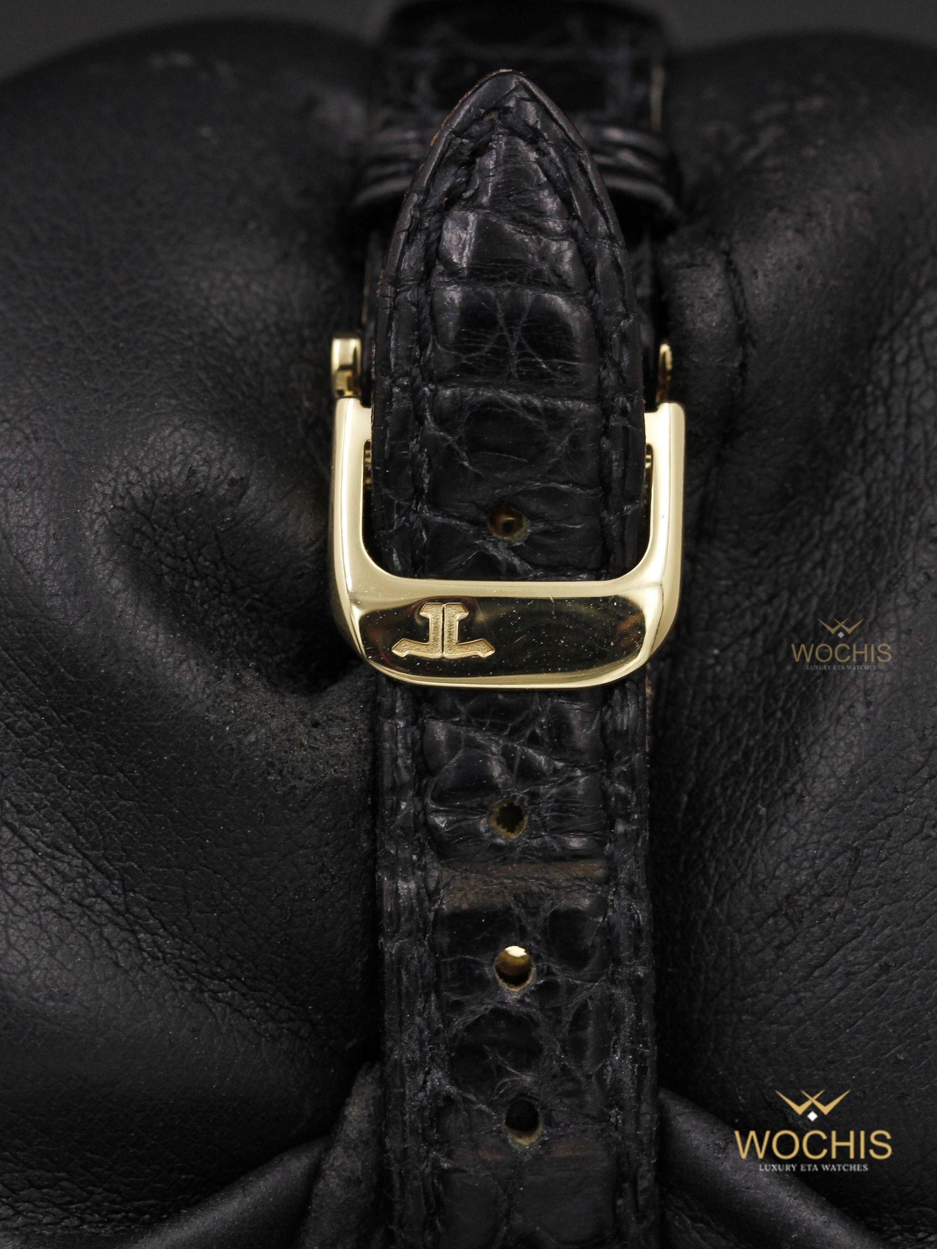 Jaeger Lecoultre Reverso Duetto Q2661410-2749 (Yellow Gold - 30 - White Mother of Pearl - Silver)