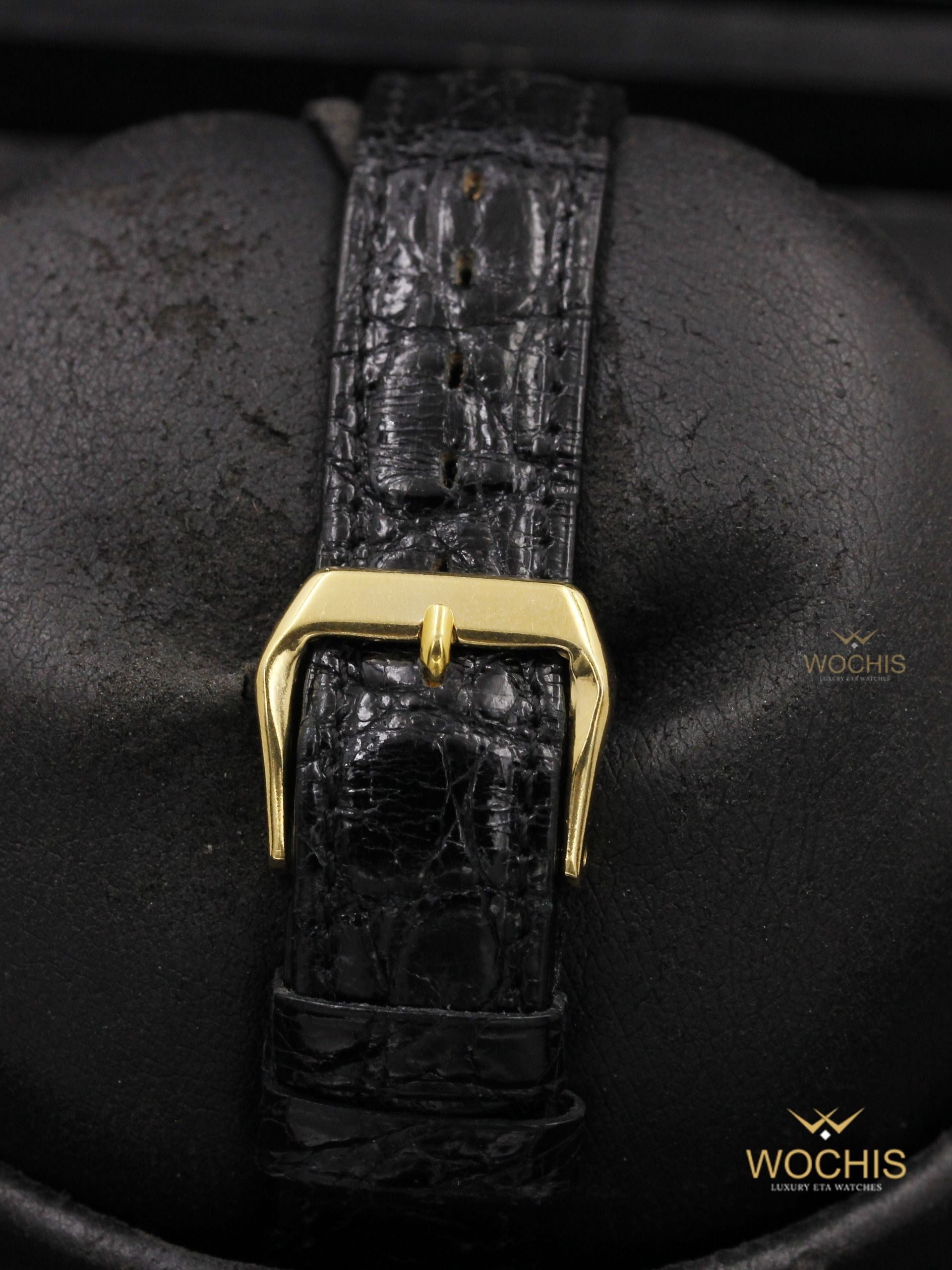 Jaeger LeCoultre Triple Calendar Moonphase-6872 (10kt Gold Plated - 40 - Silver)
