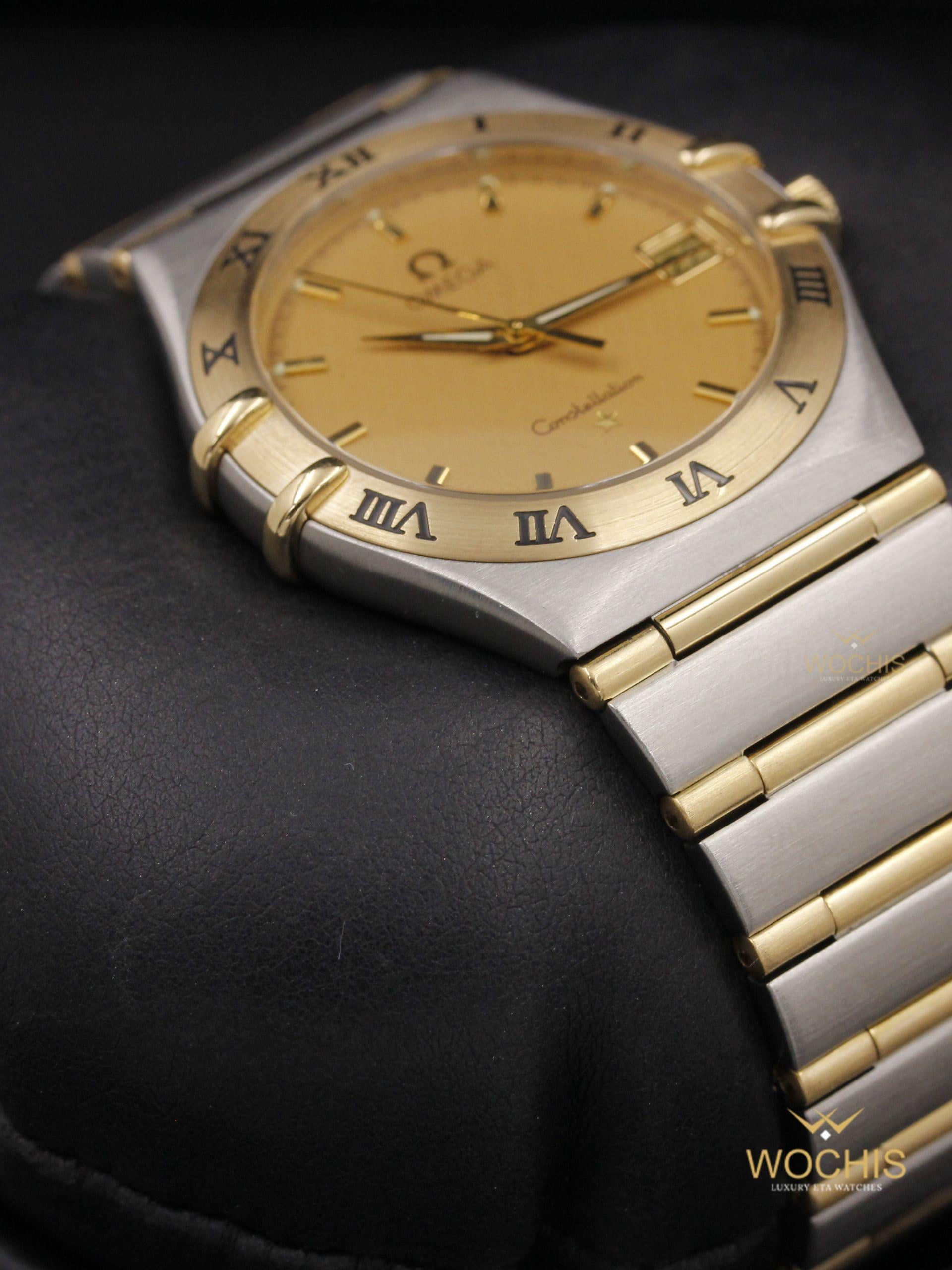 Omega Constellation 396.1201-6161 (Stainless Steel - Yellow Gold - 33 - Champagne)