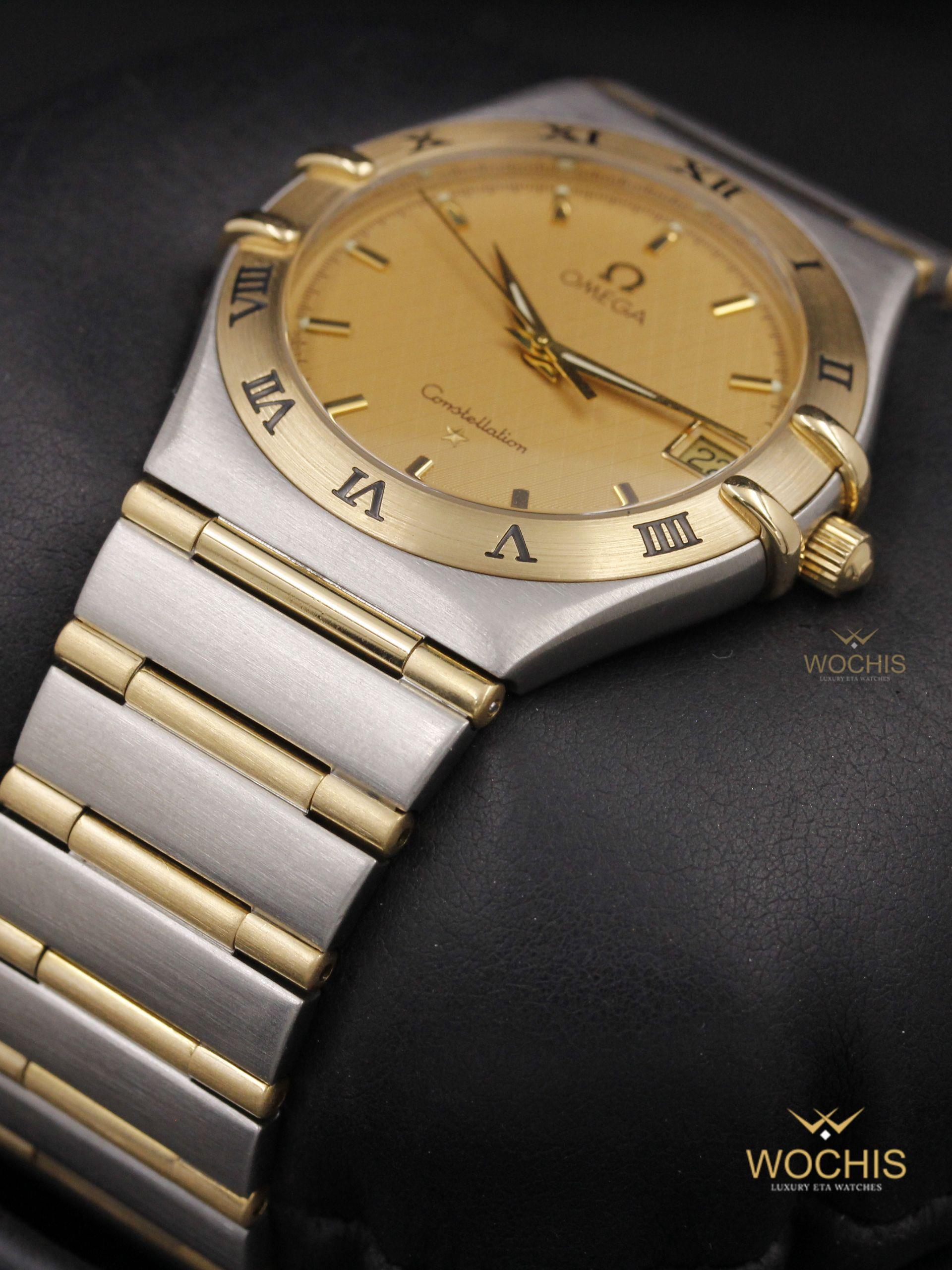 Omega Constellation 396.1201-6161 (Stainless Steel - Yellow Gold - 33 - Champagne)