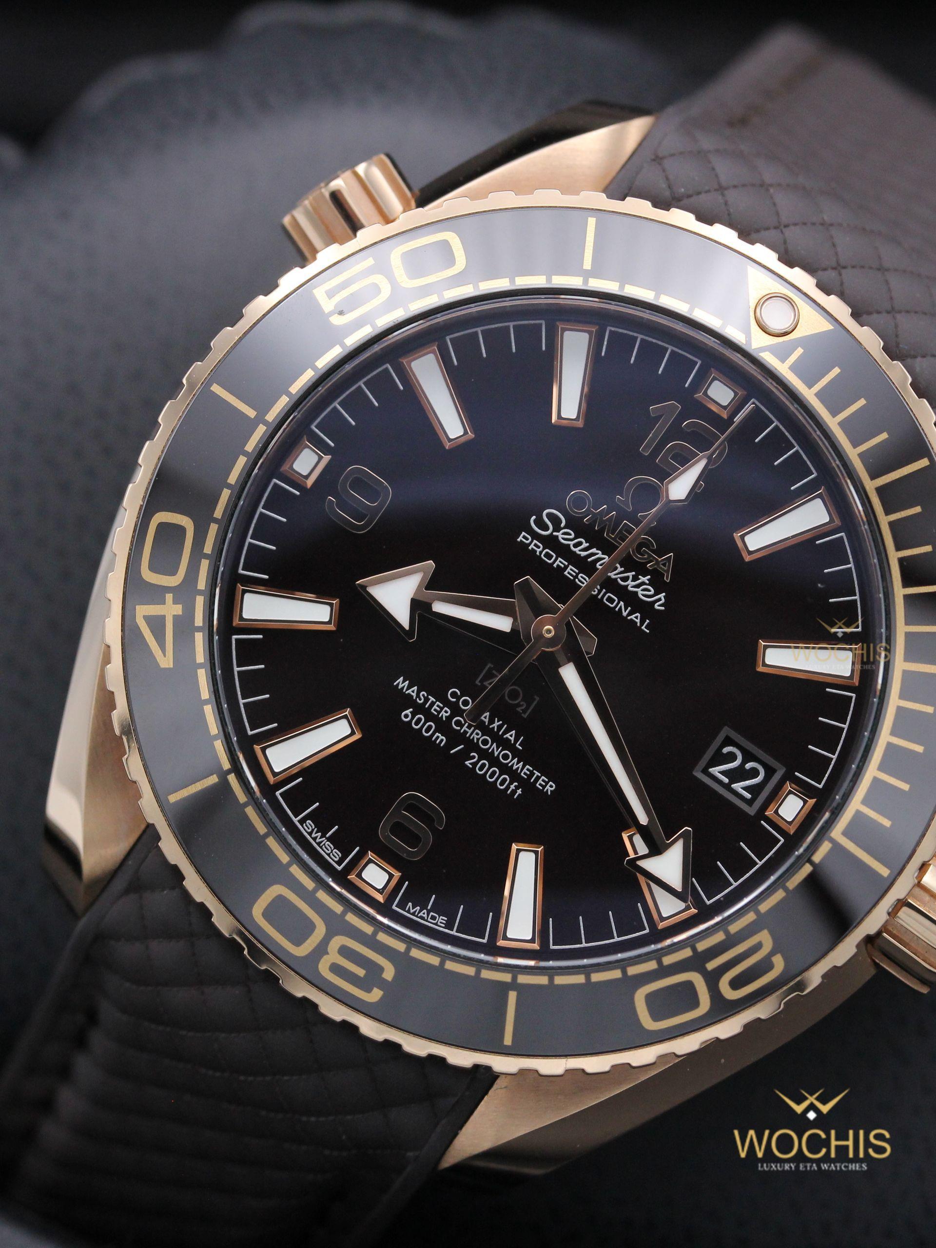 Omega Planet Ocean Co-Axial Master Chronometer 215.63.40.20.13.001-8148 (Rose Gold - 39.5 - Brown)