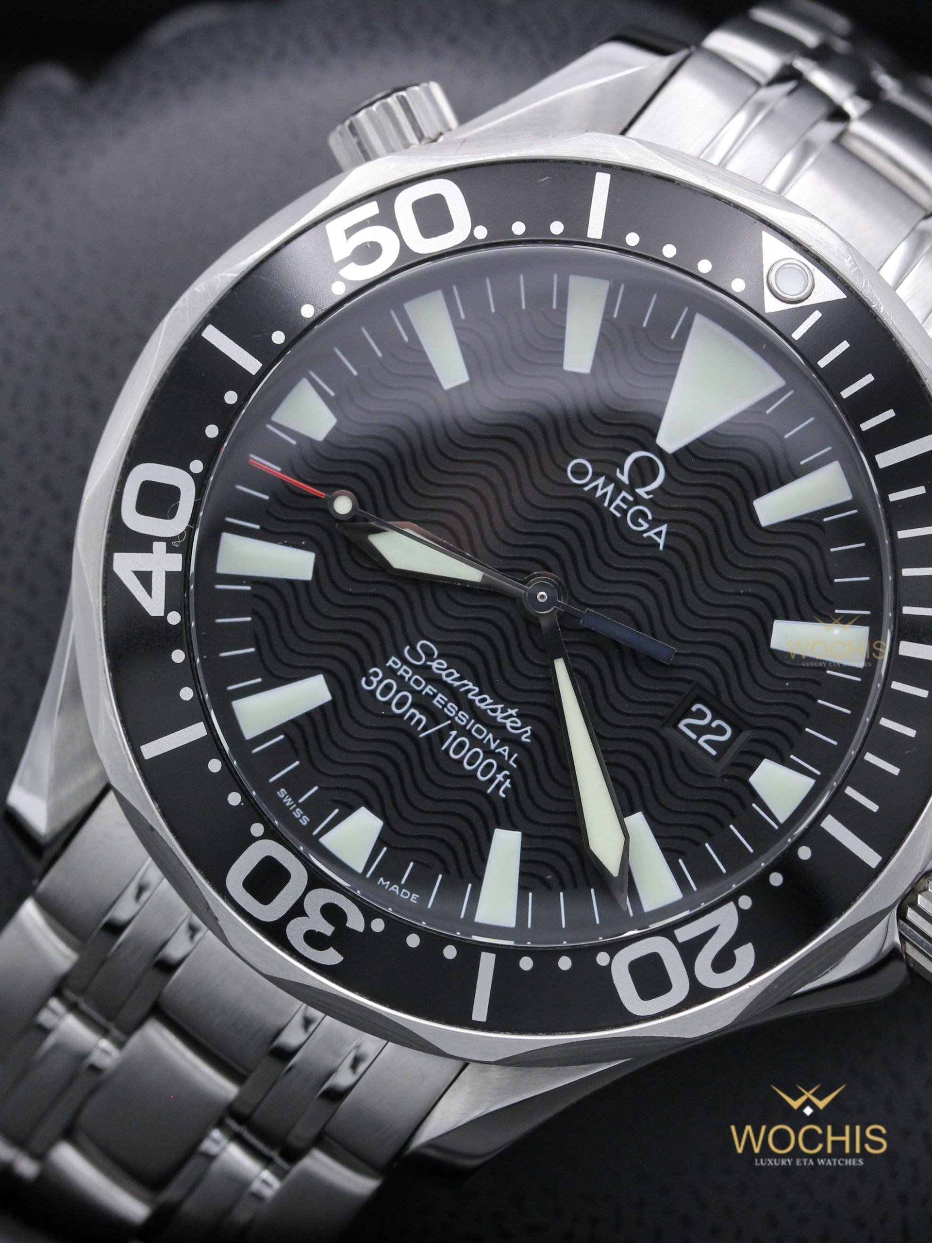 Omega Professional 300M Quartz 2264.50-7998 (Stainless Steel - 41 - Black)
