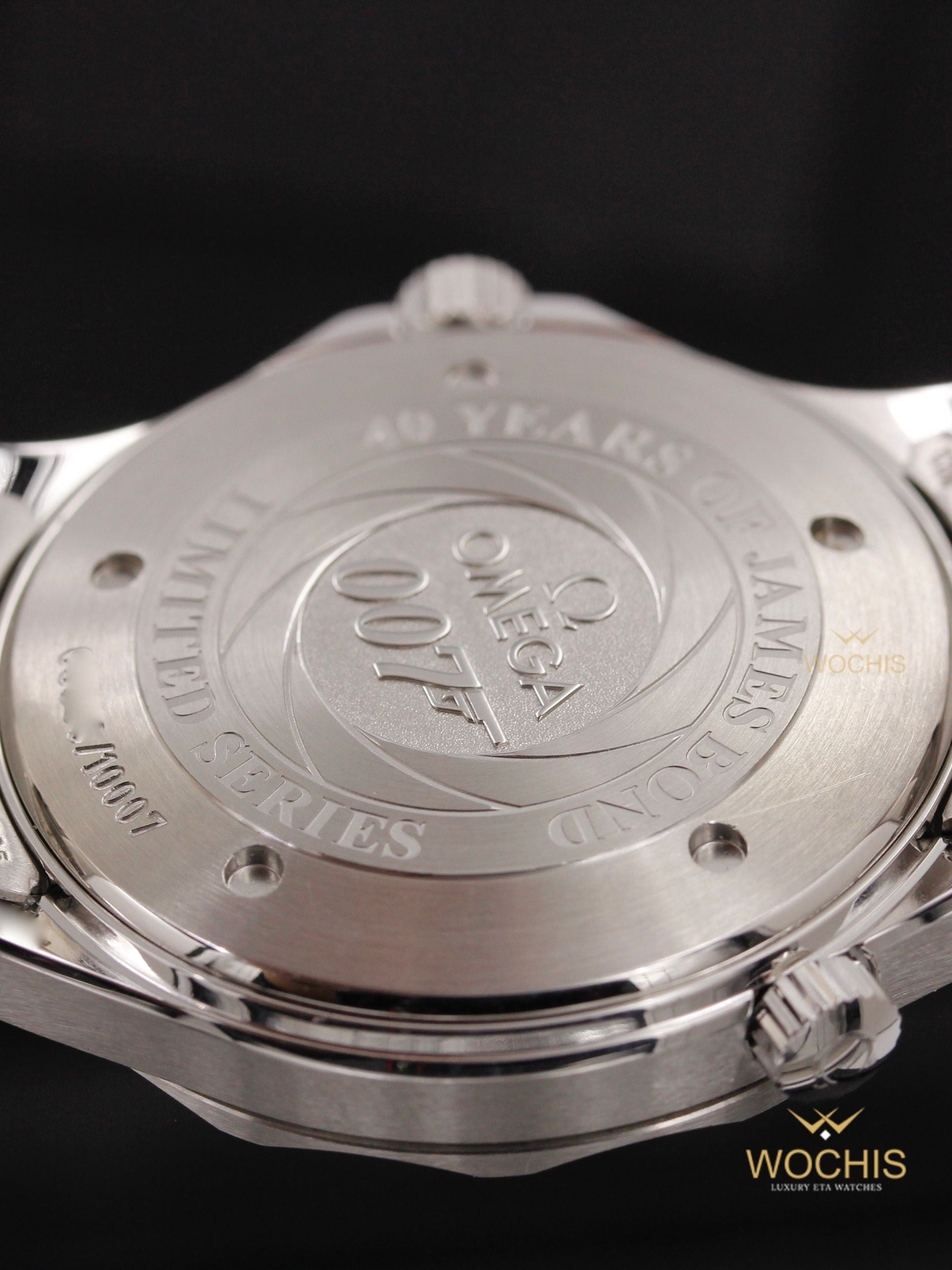 Omega Seamaster 007 40th Anniversary 2537.80-2965 (Stainless Steel - 41 - Blue -007- Pattern)