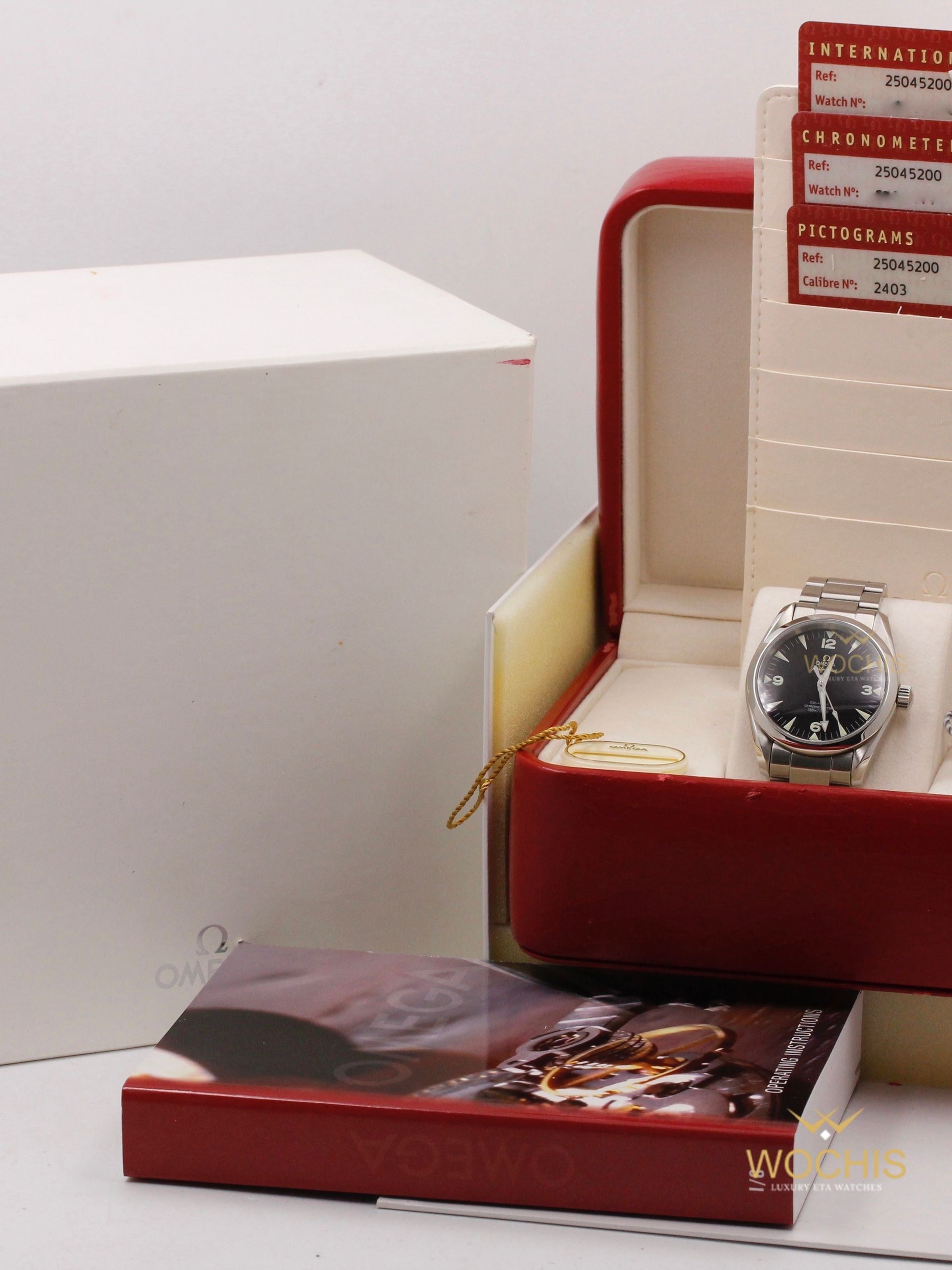 Omega Seamaster Aqua Terra Railmaster 2504.52-4735 (Stainless Steel - 36 - Black)