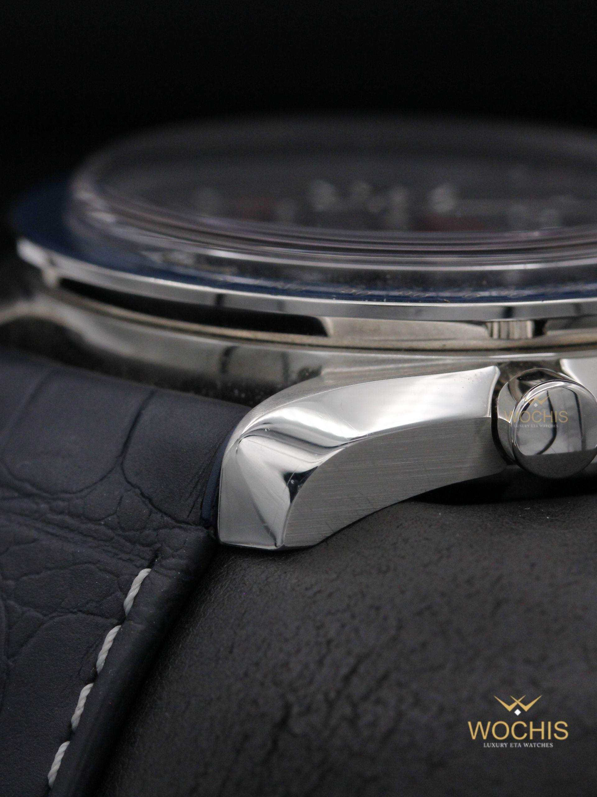 Omega Speedmaster Moonphase 304.33.44.52.03.001-8733 (Stainless Steel - 44 - Blue)