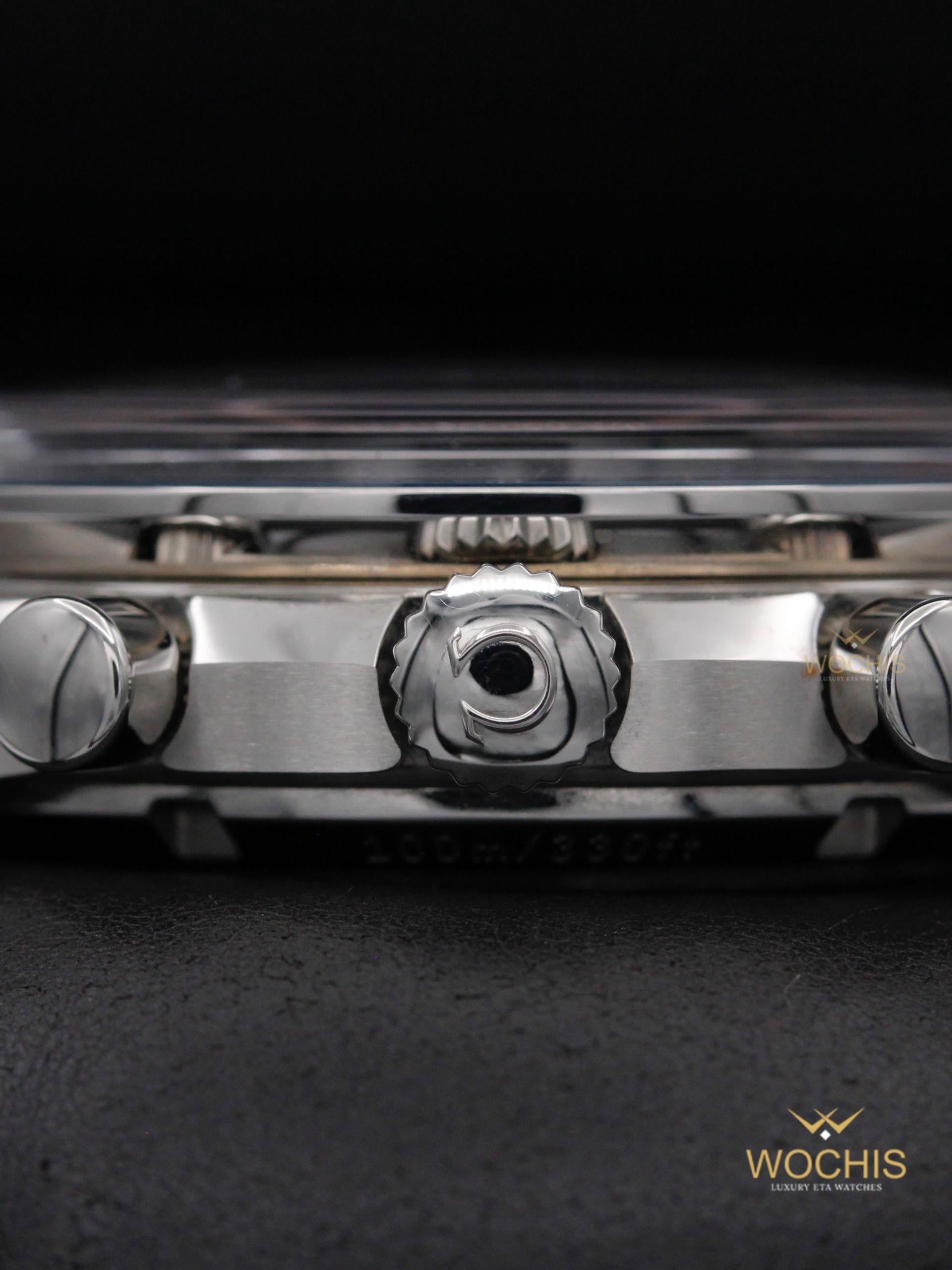 Omega Speedmaster Moonphase 304.33.44.52.03.001-8733 (Stainless Steel - 44 - Blue)