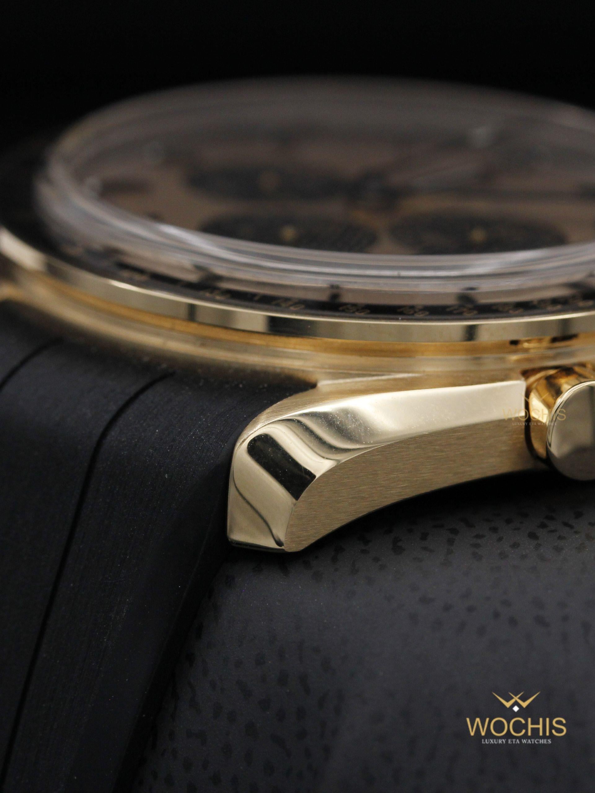 Omega Speedmaster Professional Moonwatch 310.62.42.50.99.001-8746 (Moonshine Yellow Gold - 42 - Champagne w. Black Subdials)