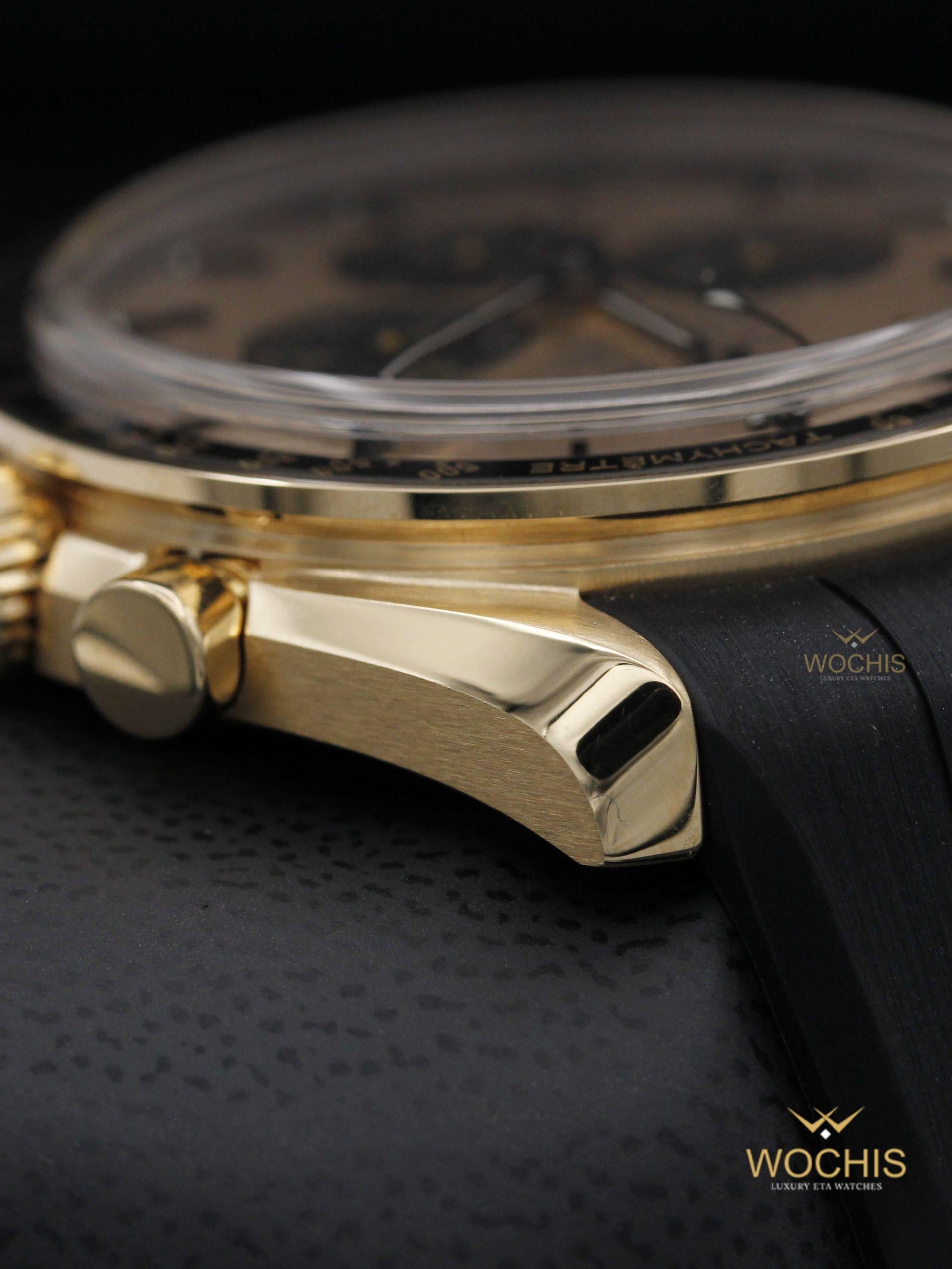 Omega Speedmaster Professional Moonwatch 310.62.42.50.99.001-8746 (Moonshine Yellow Gold - 42 - Champagne w. Black Subdials)