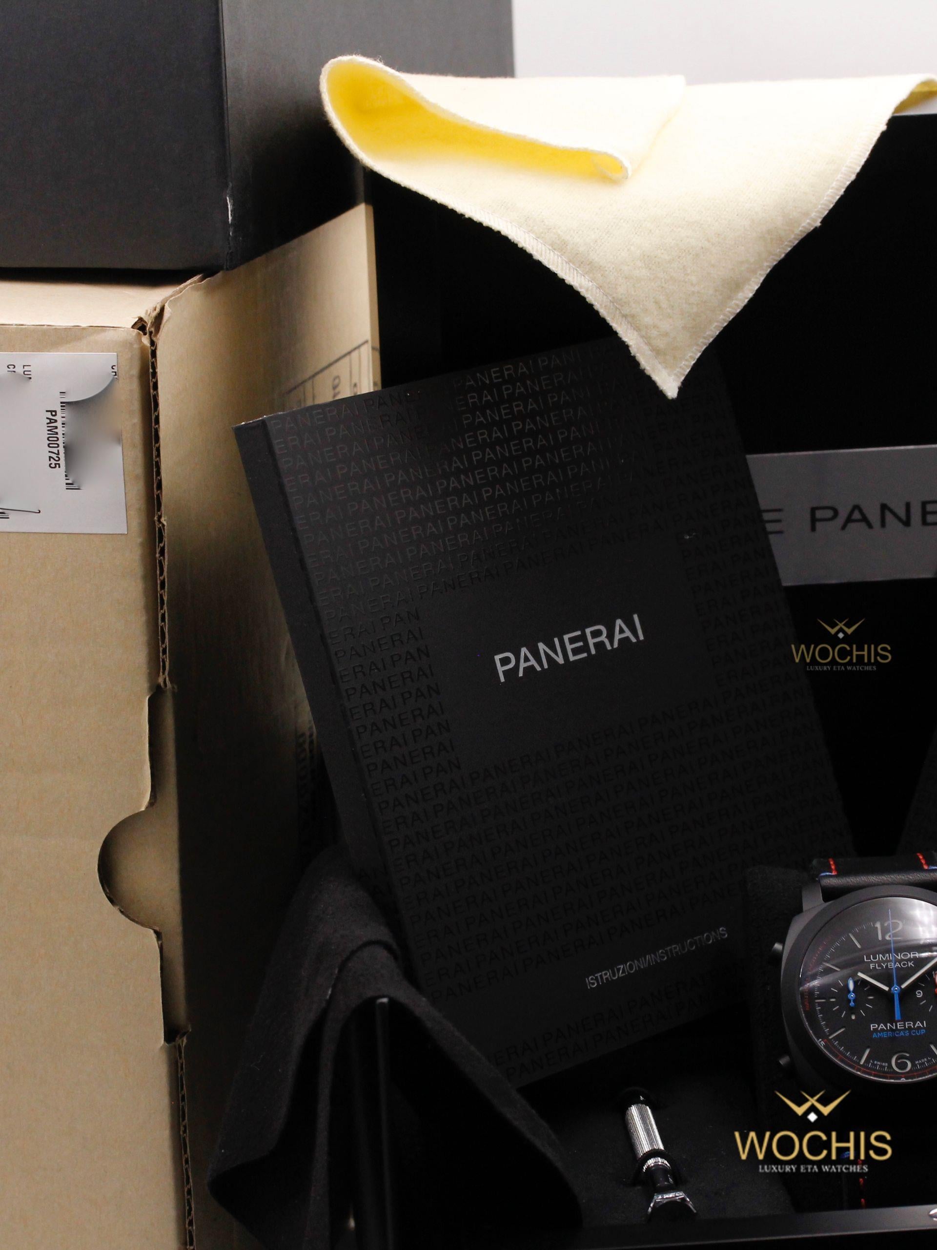 Panerai Luminor 1950 Oracle Team Usa Pam 725-3761 (Ceramic - 44 - Black)