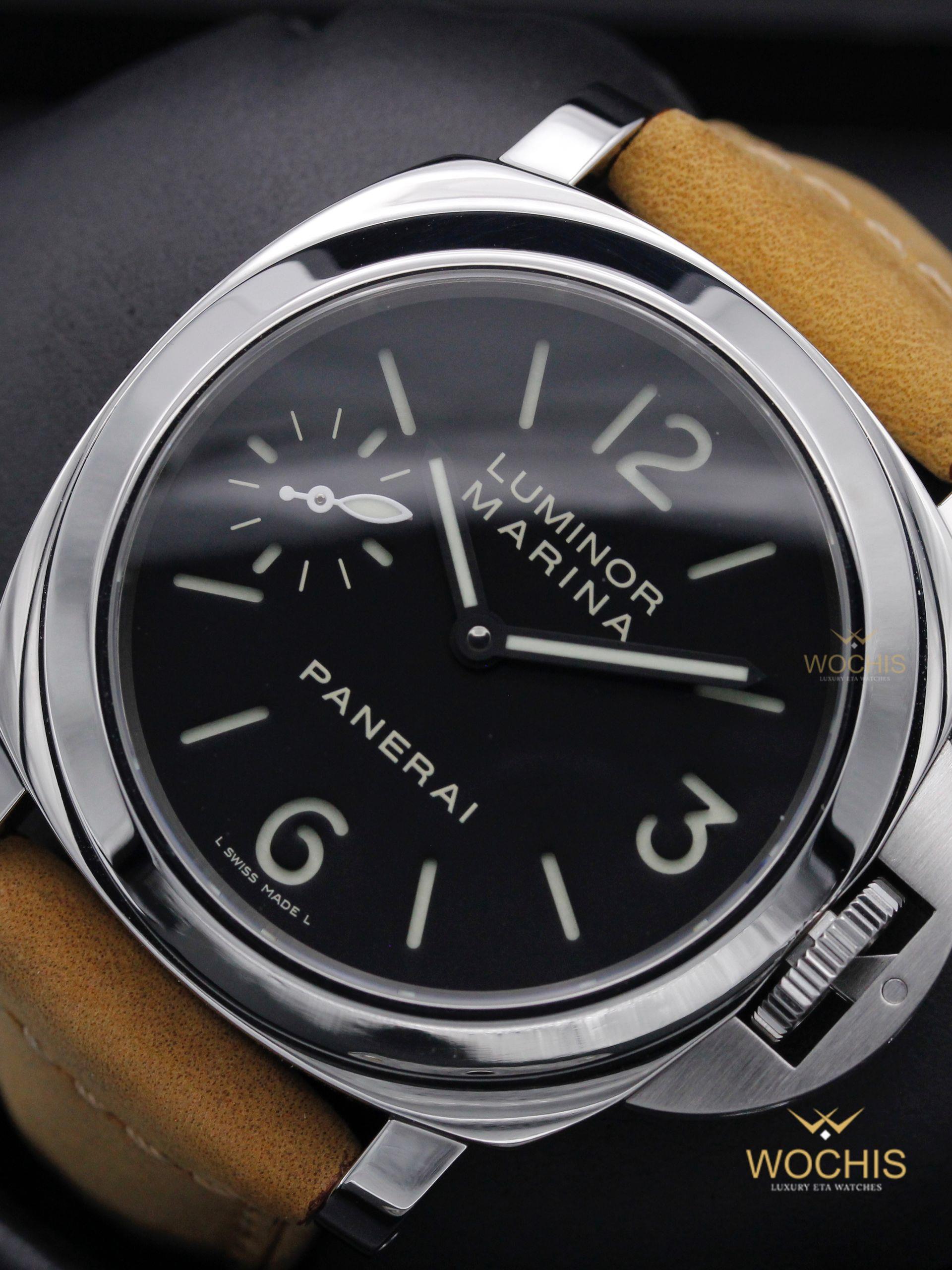 Panerai Luminor Base Pam 111-5645 (Stainless Steel - 44 - Black -SANDWICH-)