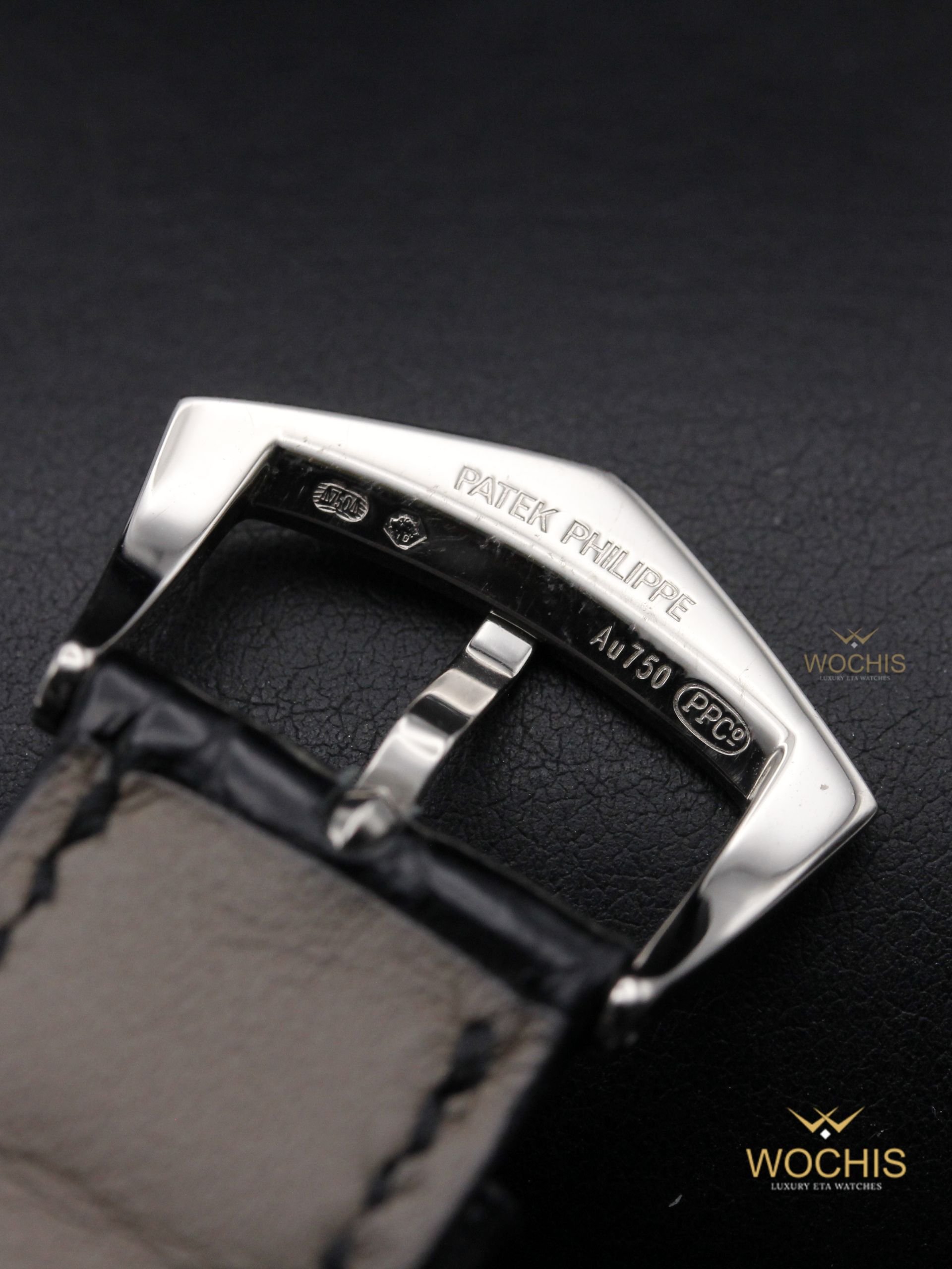 Patek Philippe Annual Calendar - Moon Phase 5205g-013-5023 (White Gold-40-Blue)