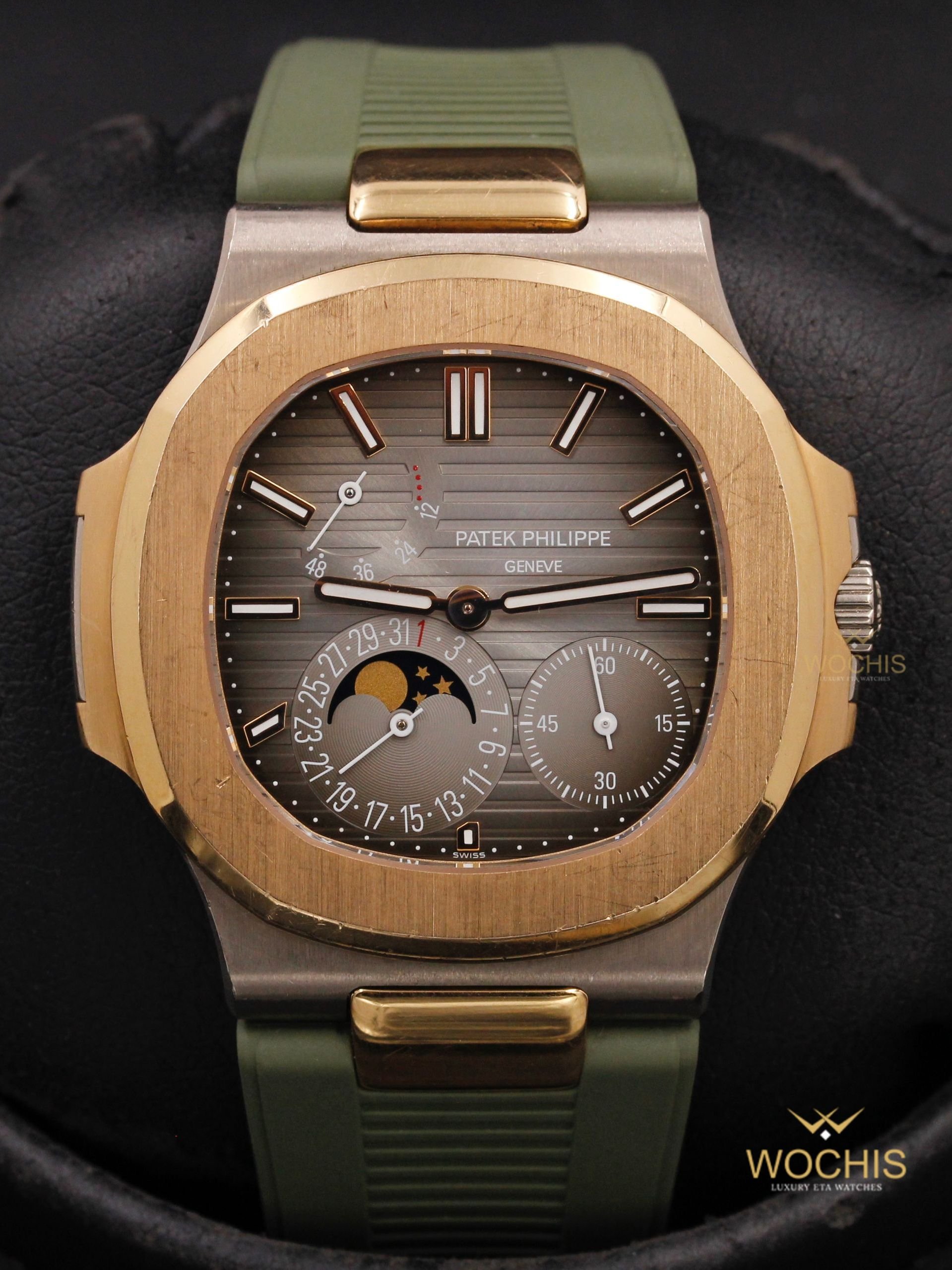 Patek Philippe Nautilus 5712gr-4305 (White Gold - Rose Gold - 40 - Grey)