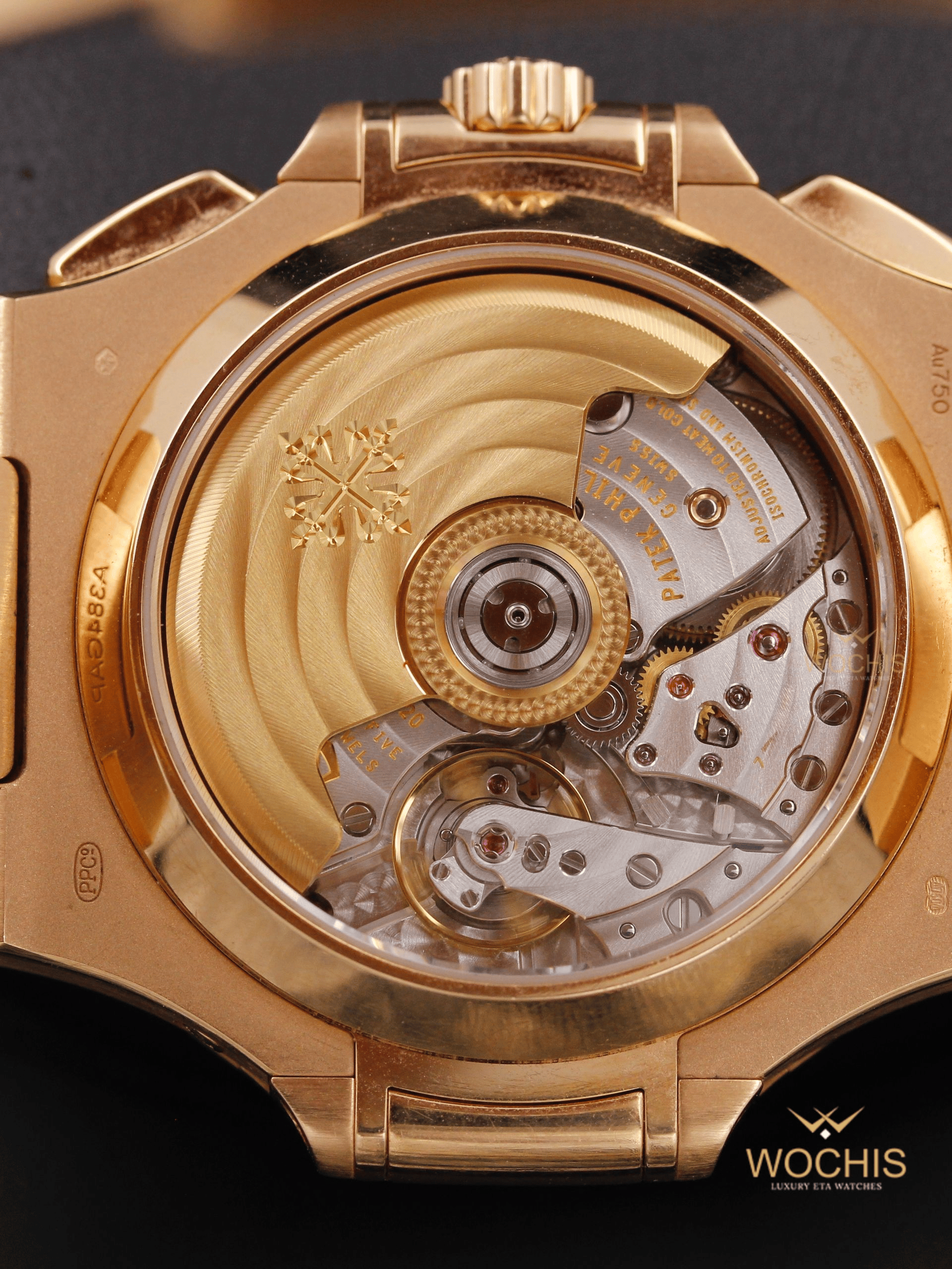 Patek Philippe Nautilus Chronograph 5980-1r-2915 (Rose Gold - 40 - Black Brown)