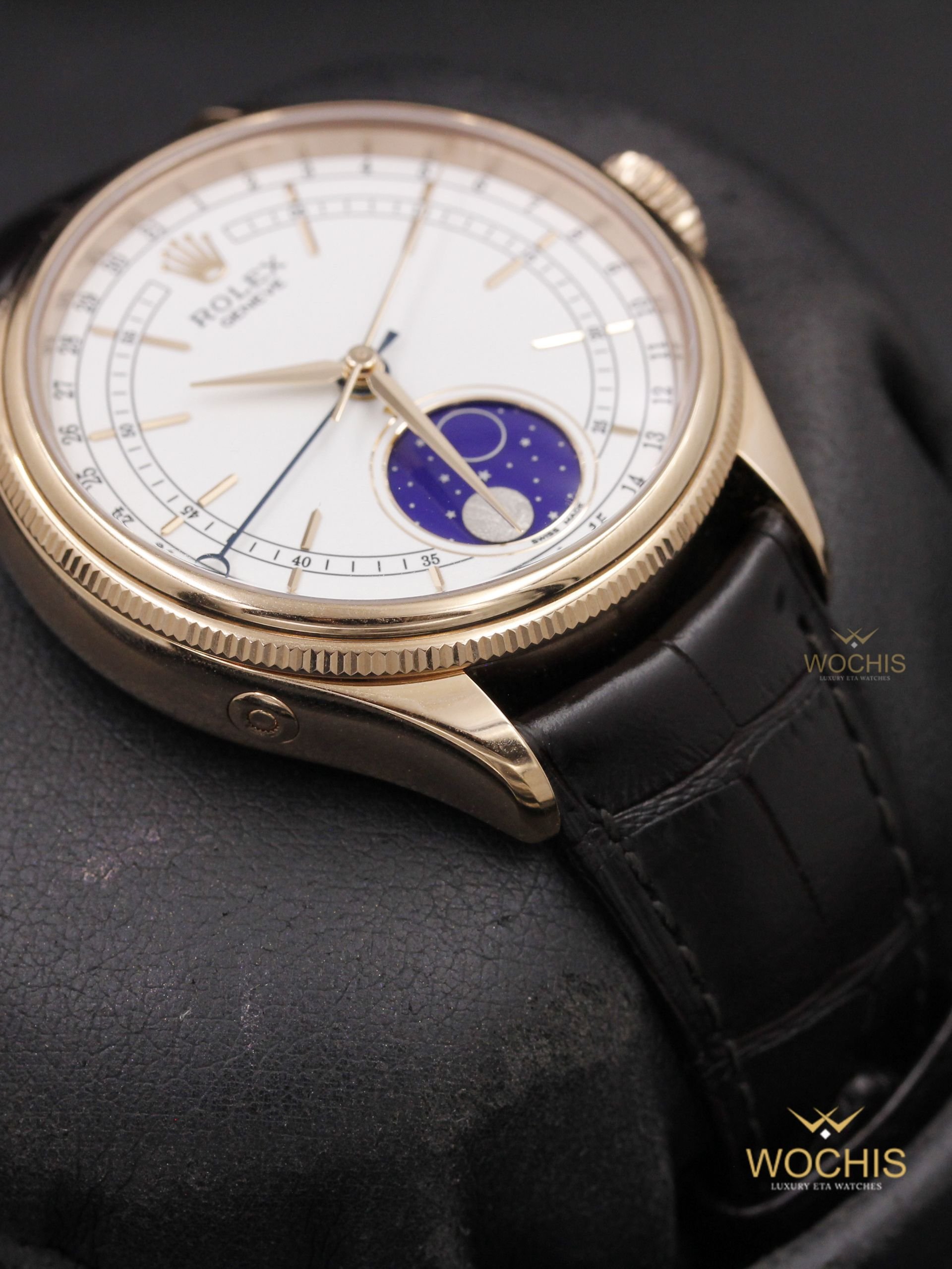 Rolex Cellini Moonphase 50535-4646 (Rose Gold - 39 - White)