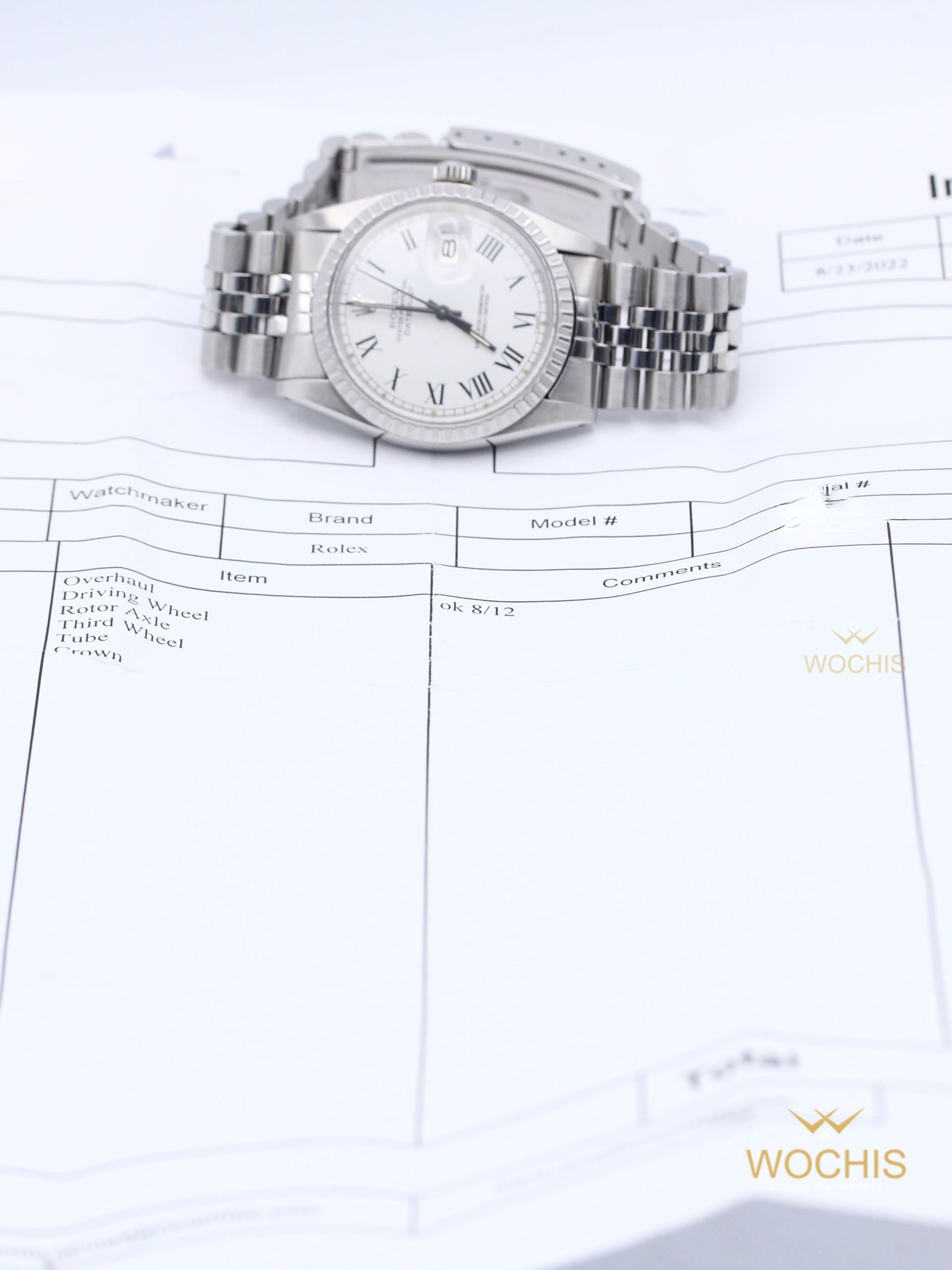 Rolex Datejust 16014-7925 (Stainless Steel - 36 - White Roman)