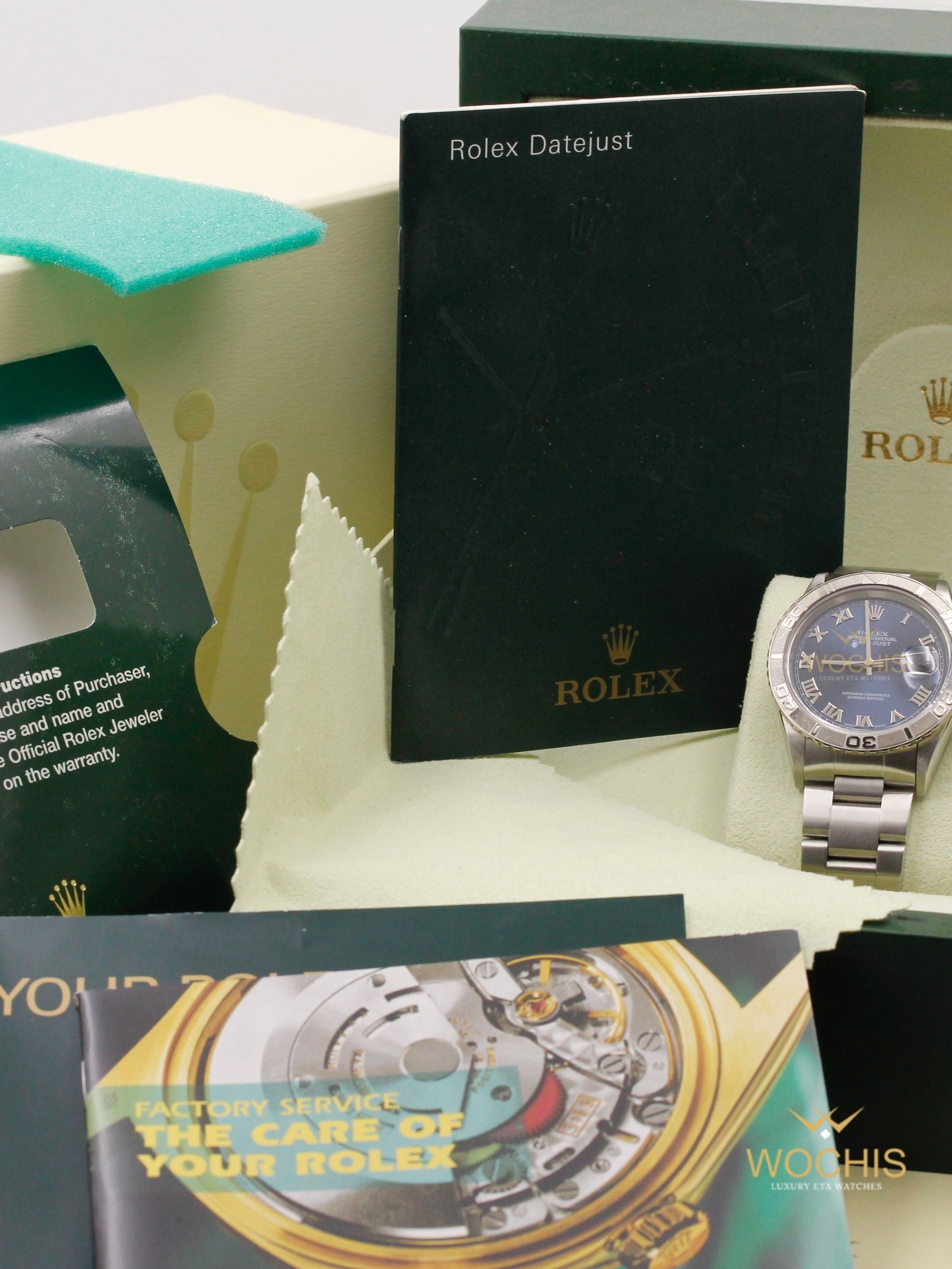 Rolex Datejust 16264-4239 (Stainless Steel - 36 - Blue Roman)