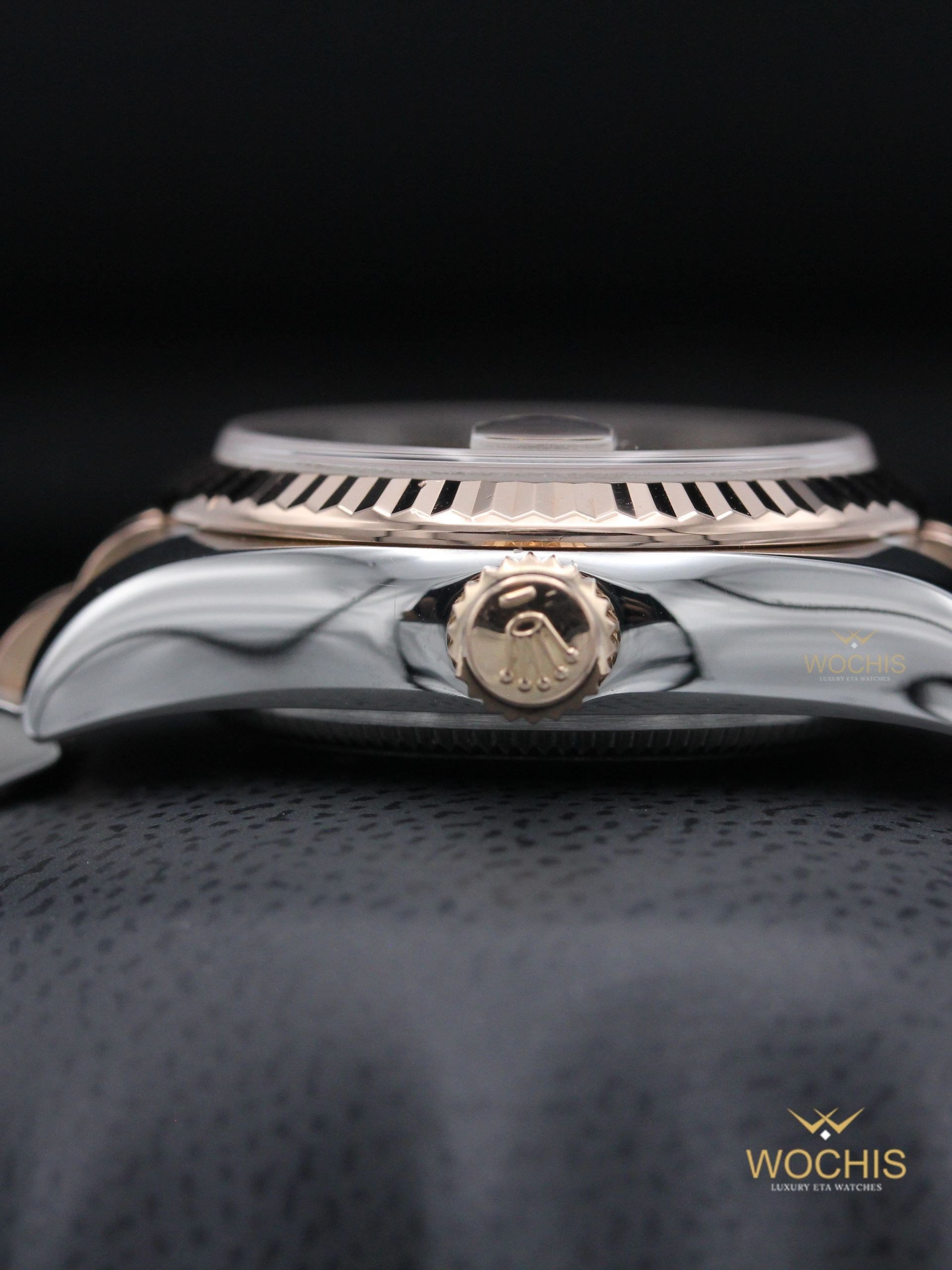 Rolex Datejust 179171-8189 (Stainless Steel - Rose Gold - 26 - Sundust Diamond)