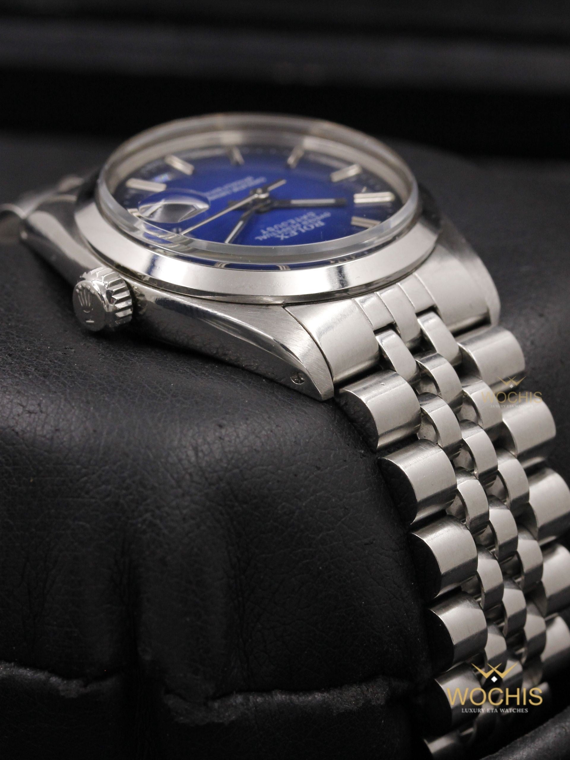 Rolex Datejust 6824-4625 (Stainless Steel - Yellow Gold - 30 - Blue Vignette)