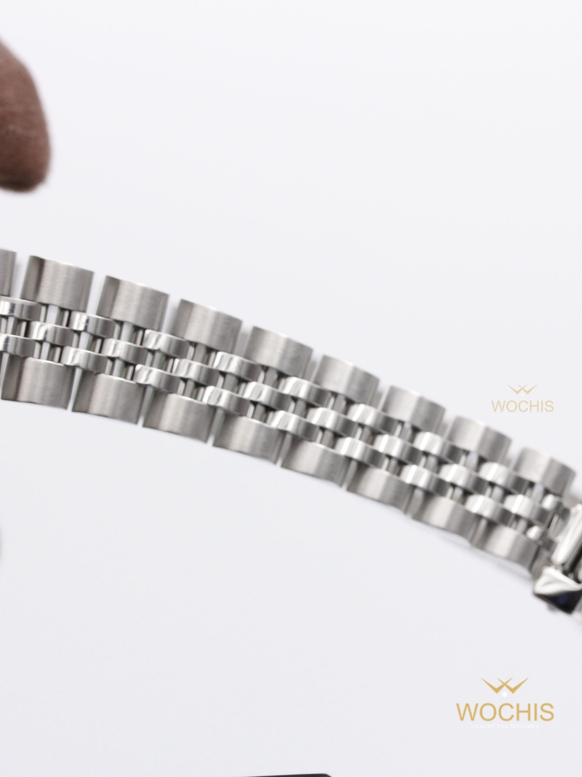 Rolex Datejust 79174-9246 (Stainless Steel - White Gold Fluted Bezel - 26 - Blue Roman)