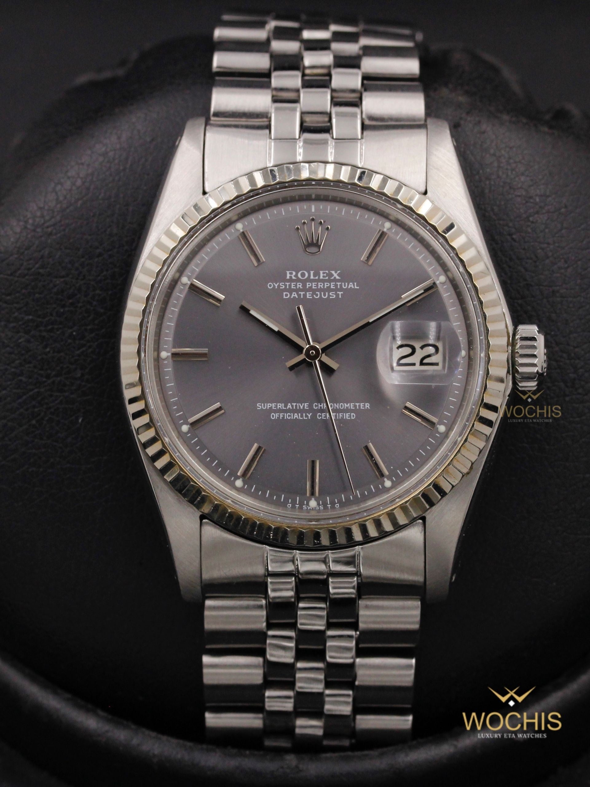 Rolex Datejust -Sigma Dial- 1601-3559 (Stainless Steel - 36 - Rhodium Sigma)