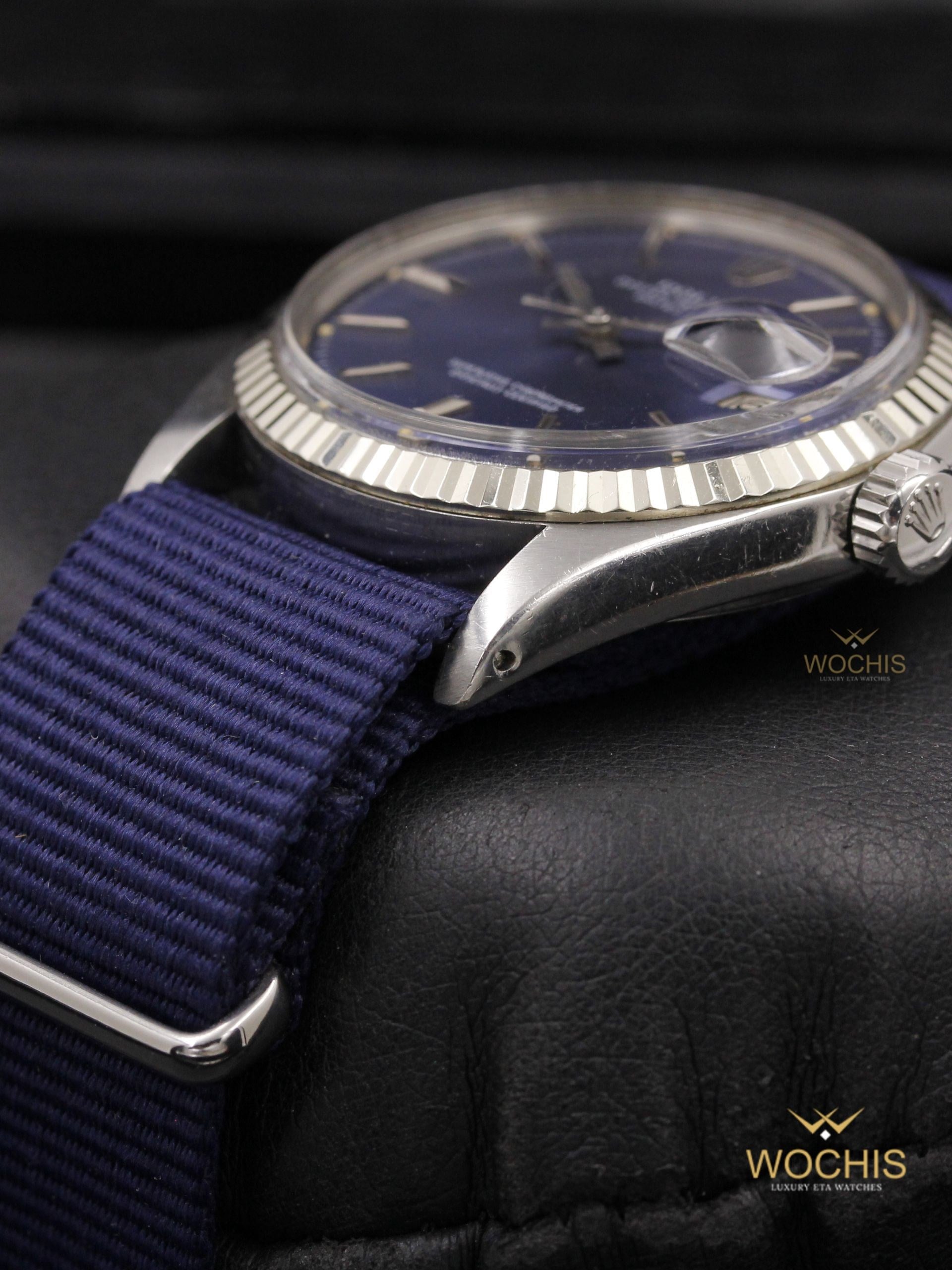 Rolex Datejust -Sigma Dial- 1601-4489 (Stainless Steel - 36 - Blue Sigma)